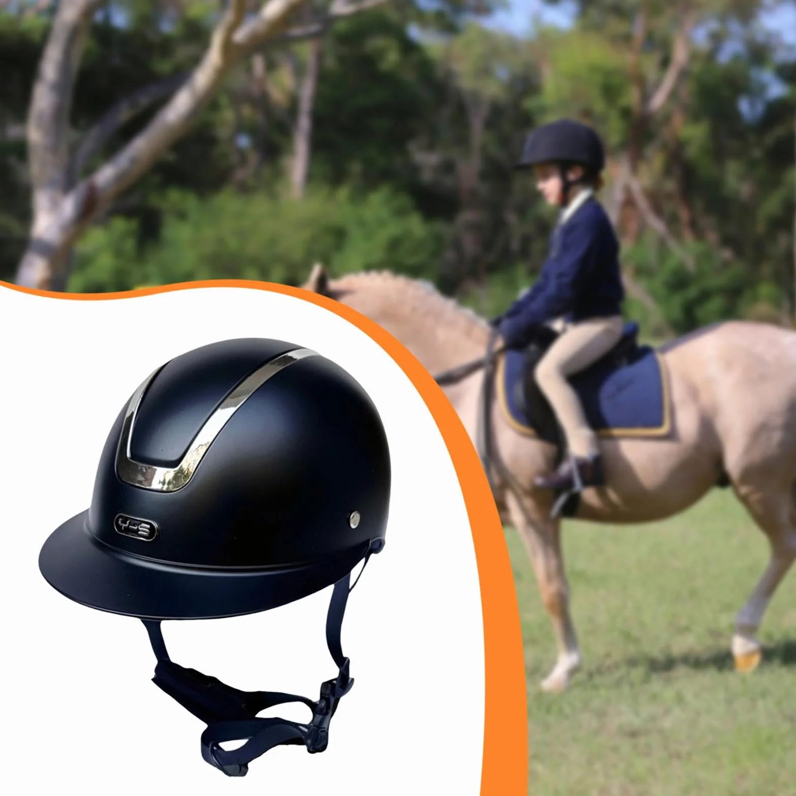 Milageto Casque d'équitation pour garçons et Filles Doublure Amovible réglable