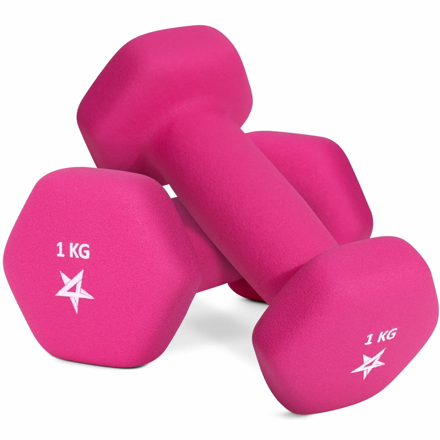 Yes4All Haltères en Néoprène Lot de 2 1-5kg pour Musculation Fitness