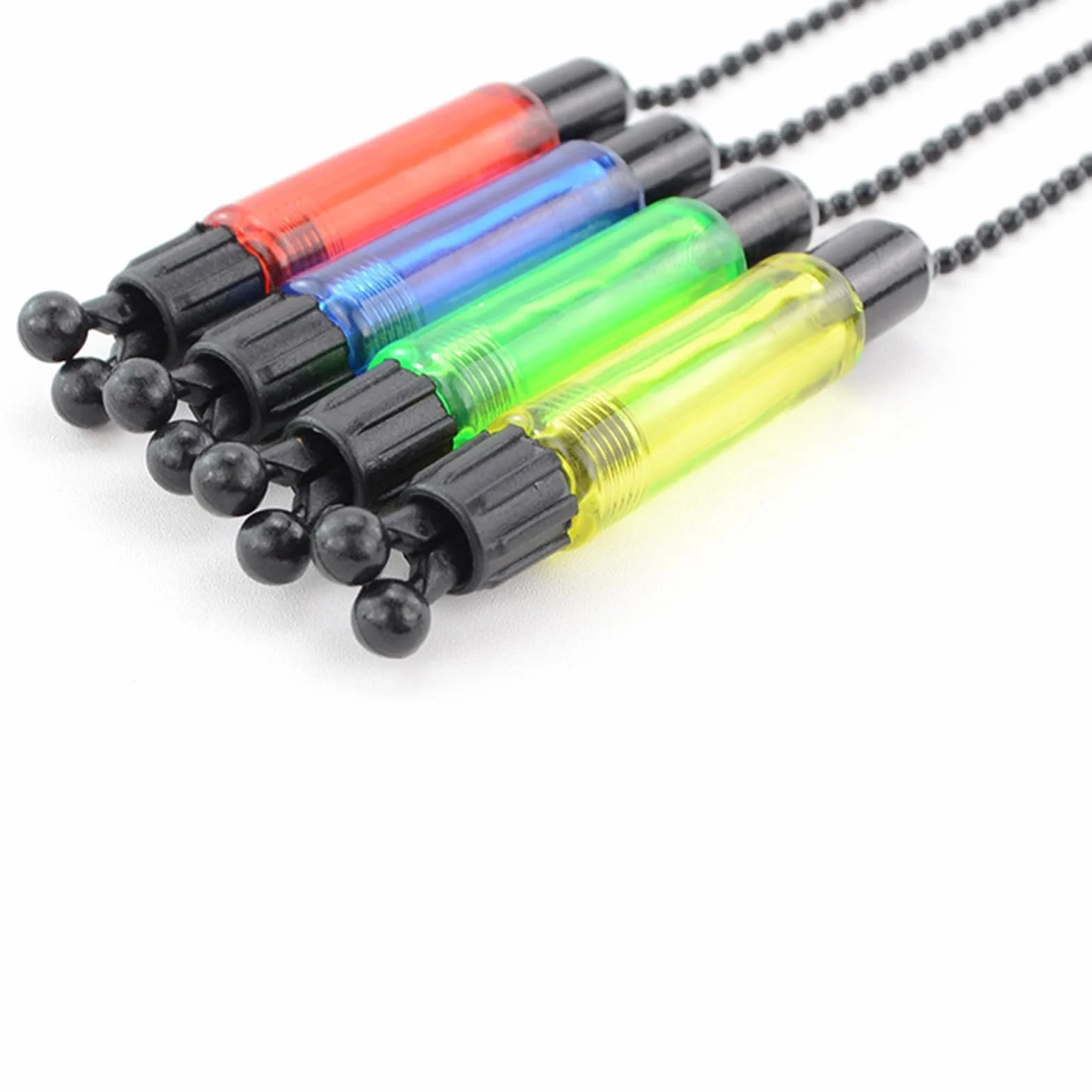 NIYATA 4 PCS Chain Indicateur Morsure Carpe, Balanciers Pêche Carpe, Swinger Peche Carpe Nocturne