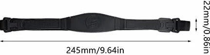 CamKpell Moniteur de fréquence Cardiaque sans Fil 3 mètres étanche Sangle de Poitrine Montre de Sport Noir