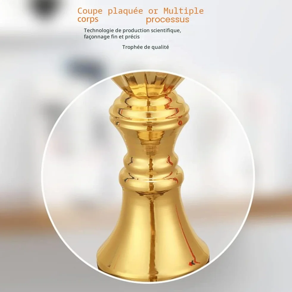 Coupe Trophée d'or Hauteur 29cm Trophée Football Sport Personnalisé pour Événements Célébrations d'entreprise