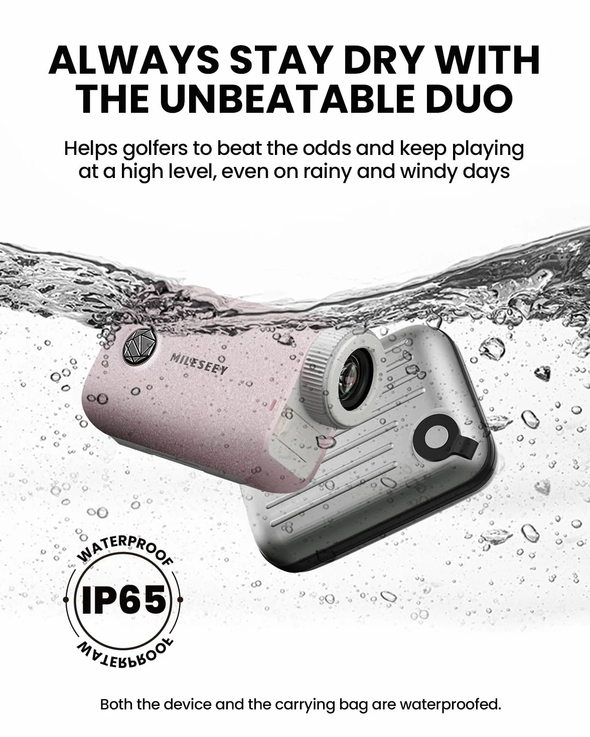 Télémètre Laser Golf IP65 Étanche 1000 Yards Rechargeable Haut de Gamme