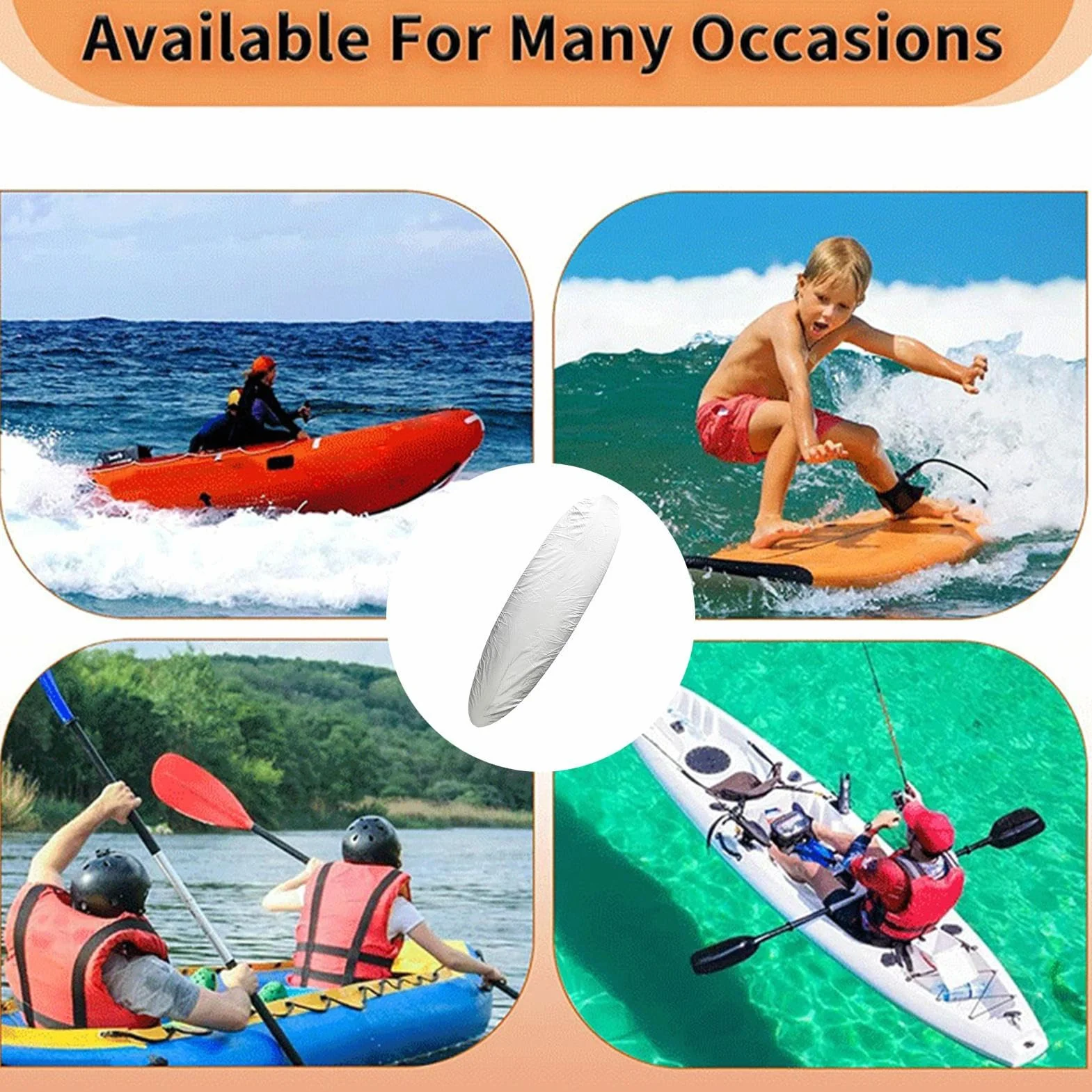 Housse De Surfboard Protection Extérieure Anti-UV Anti-Poussière pour Plage