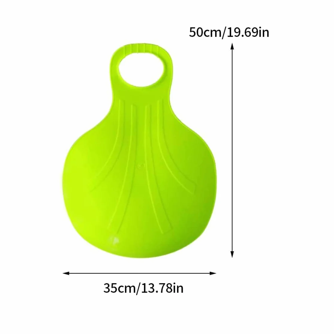 Snowboard Sled Sledge Plastic Snow Slider 2pcs