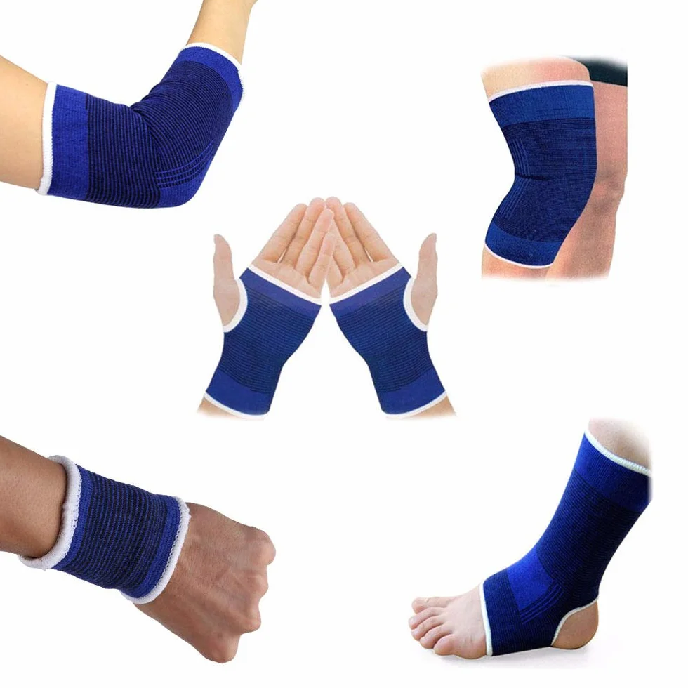 Genouillères pour poignet et cheville 1 paire Protection sport fitness course basket-ball volley-ball tennis
