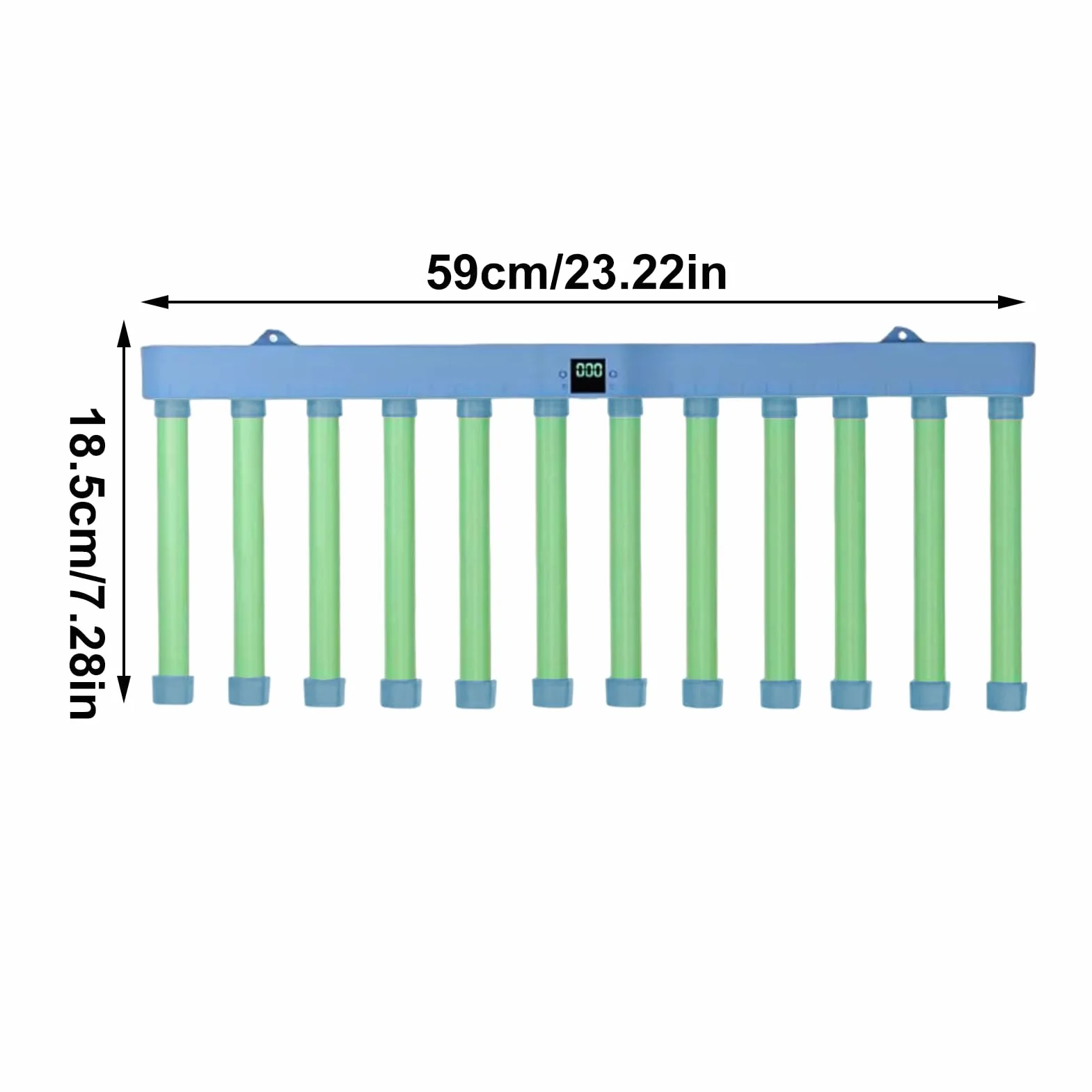 Jeu de 3 Vitesses de Chute Bâtons de Pêche 59 x 18,5 cm Coordination œil-Main