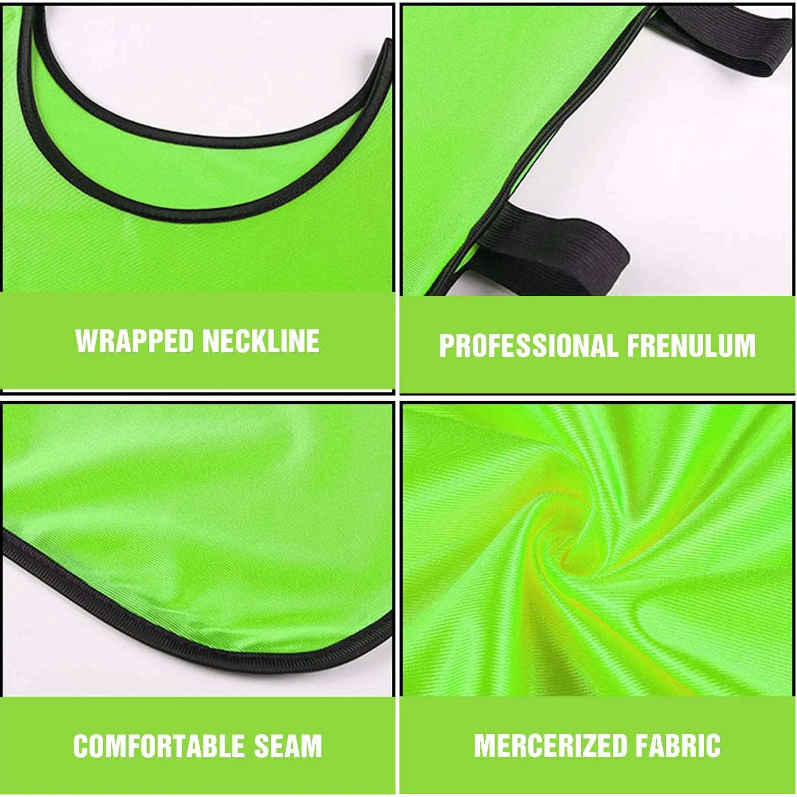 Chasubles d'entraînement sport 12 pièces 47x70cm Adulte Football Rugby Hockey Basket