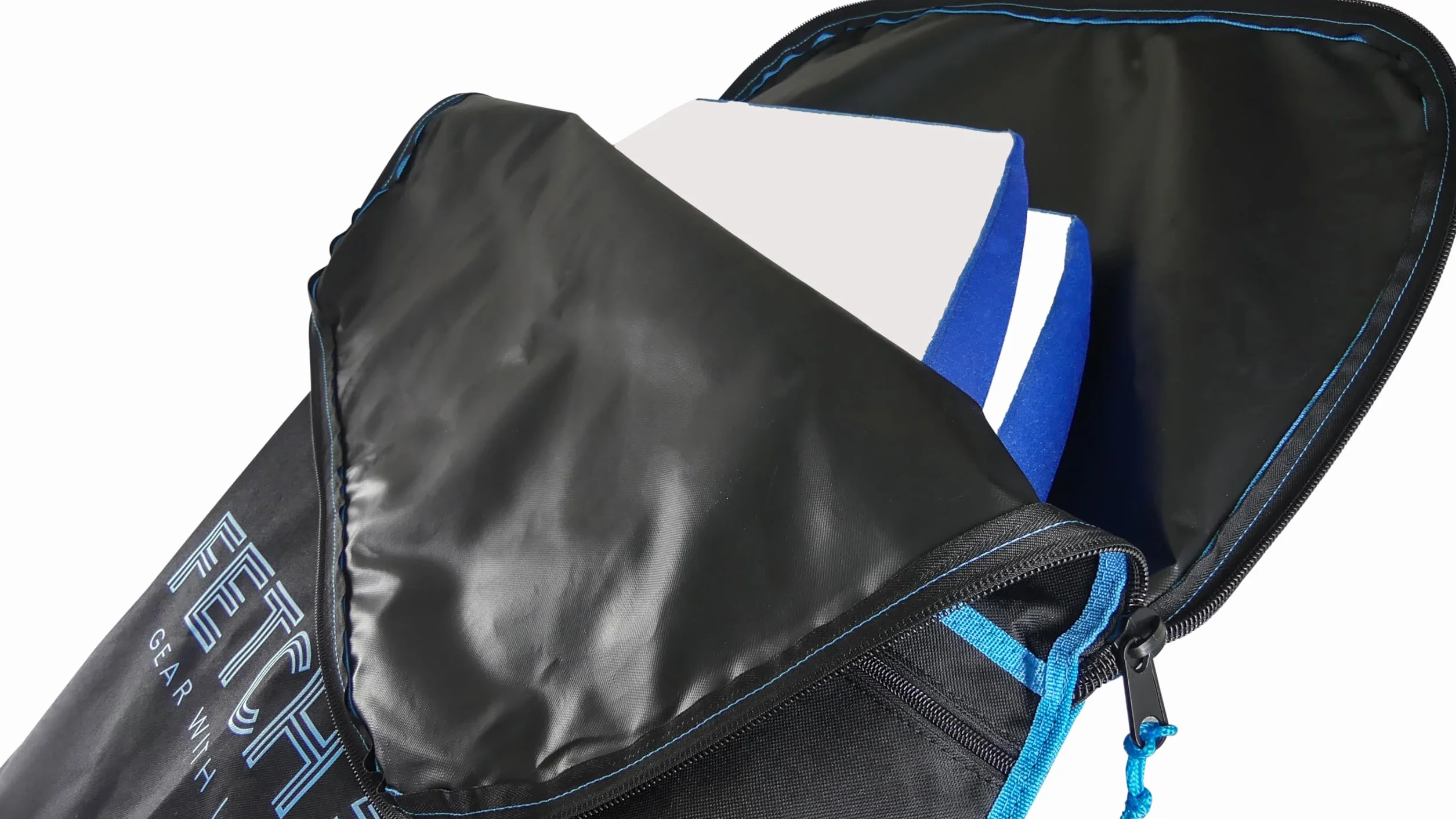 Sac de Bodyboard Double Nova avec Sangles de Sac à Dos, Polyester Résistant, Noir