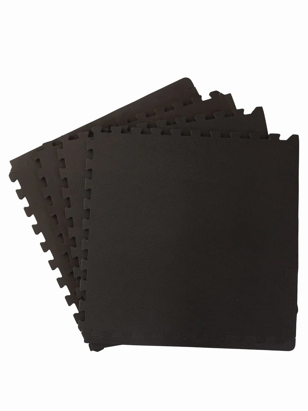 Tapis de pavage Tatami Modular Mat 62 x 62 cm noir paquet de 4 pièces