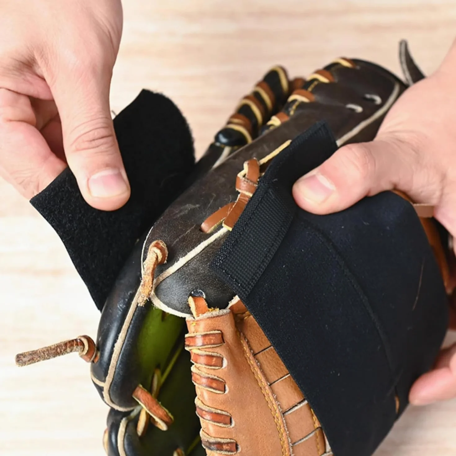 Sangles Élastiques pour Gants de Softball et Baseball Maintient la Poche Formée