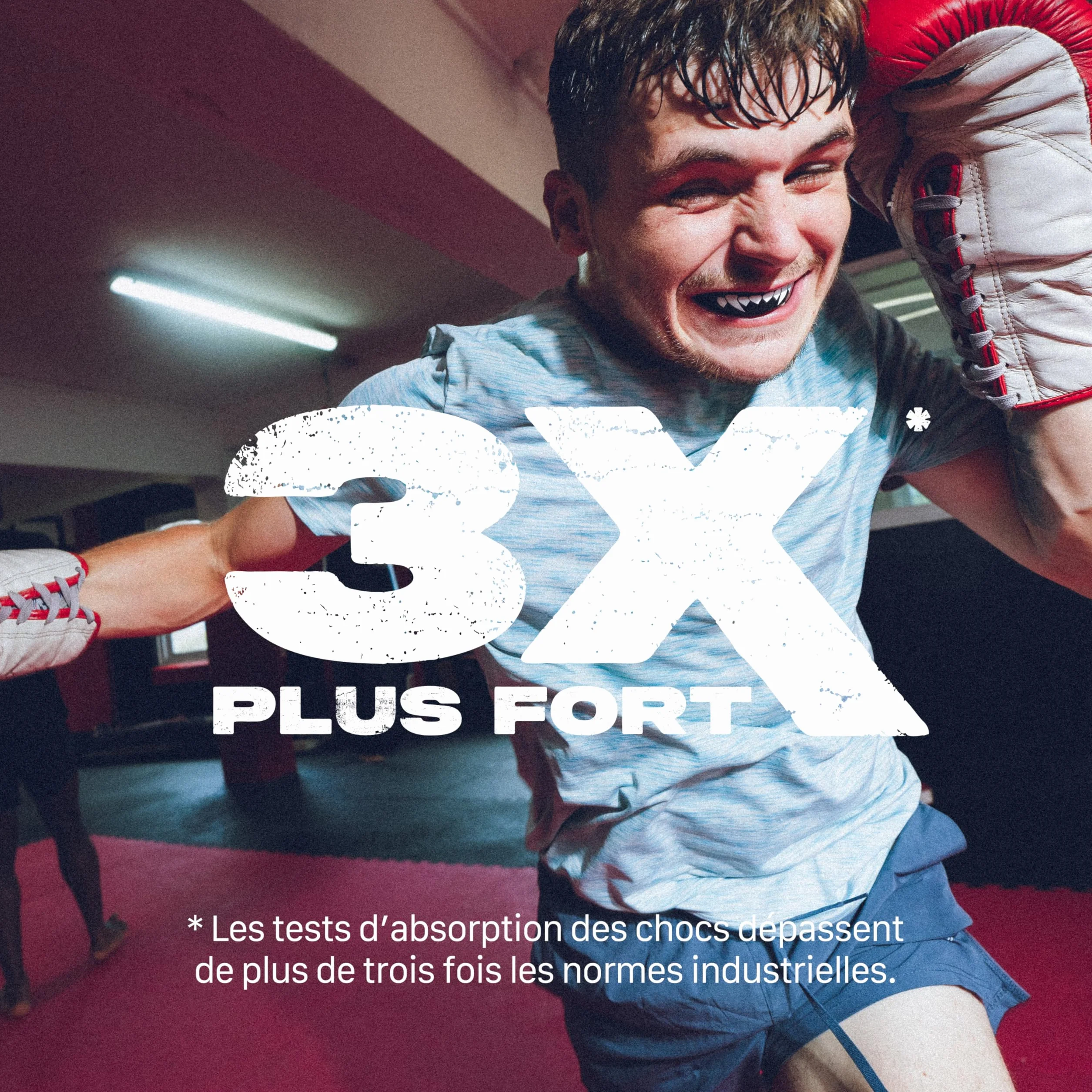 SAFEJAWZ Sport Protège-Dents Coque Dentaire Protection intégrale Rugby MMA Hockey Judo Karate Boxe