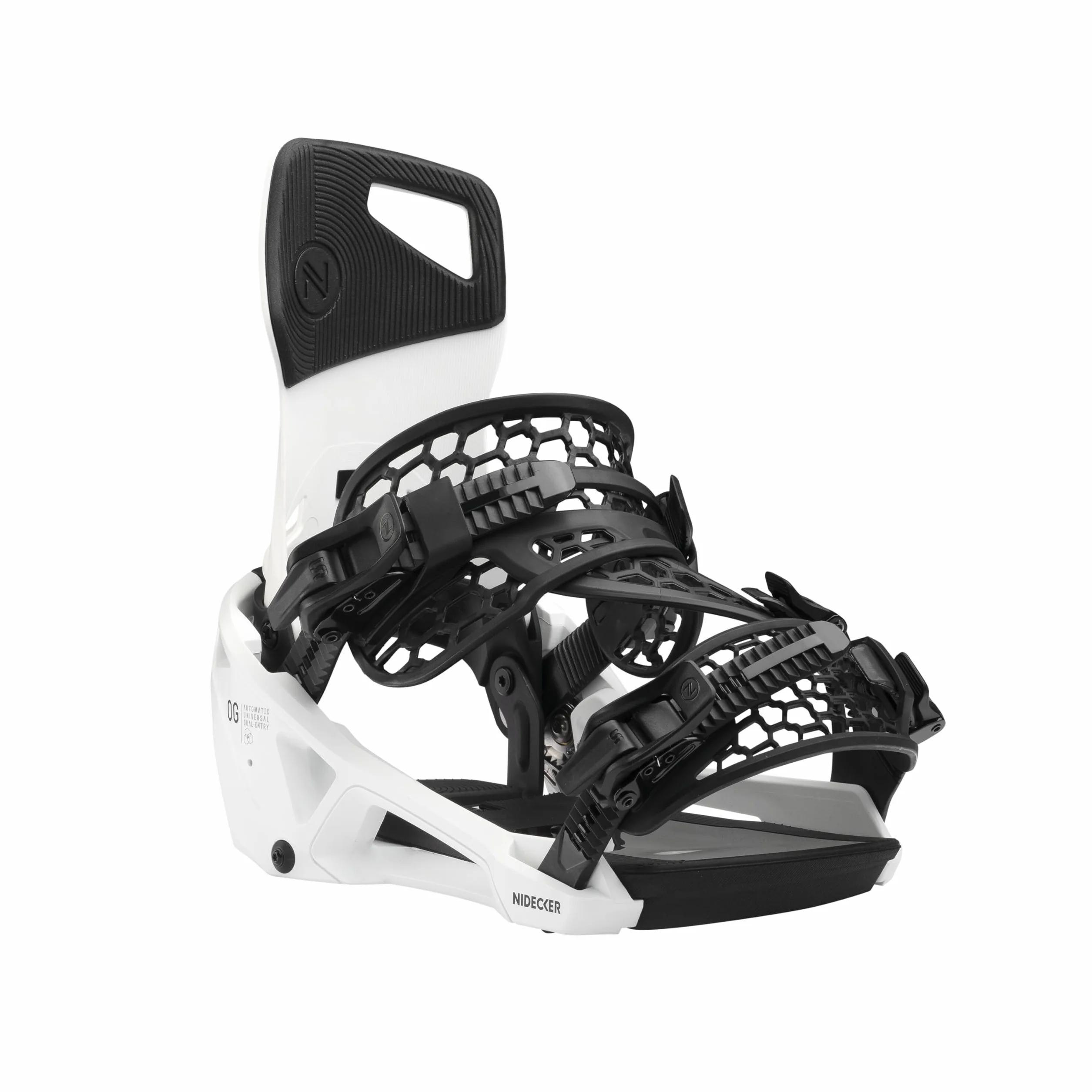 Fixations de Snowboard Nidecker OG Supermatic XL Blanc