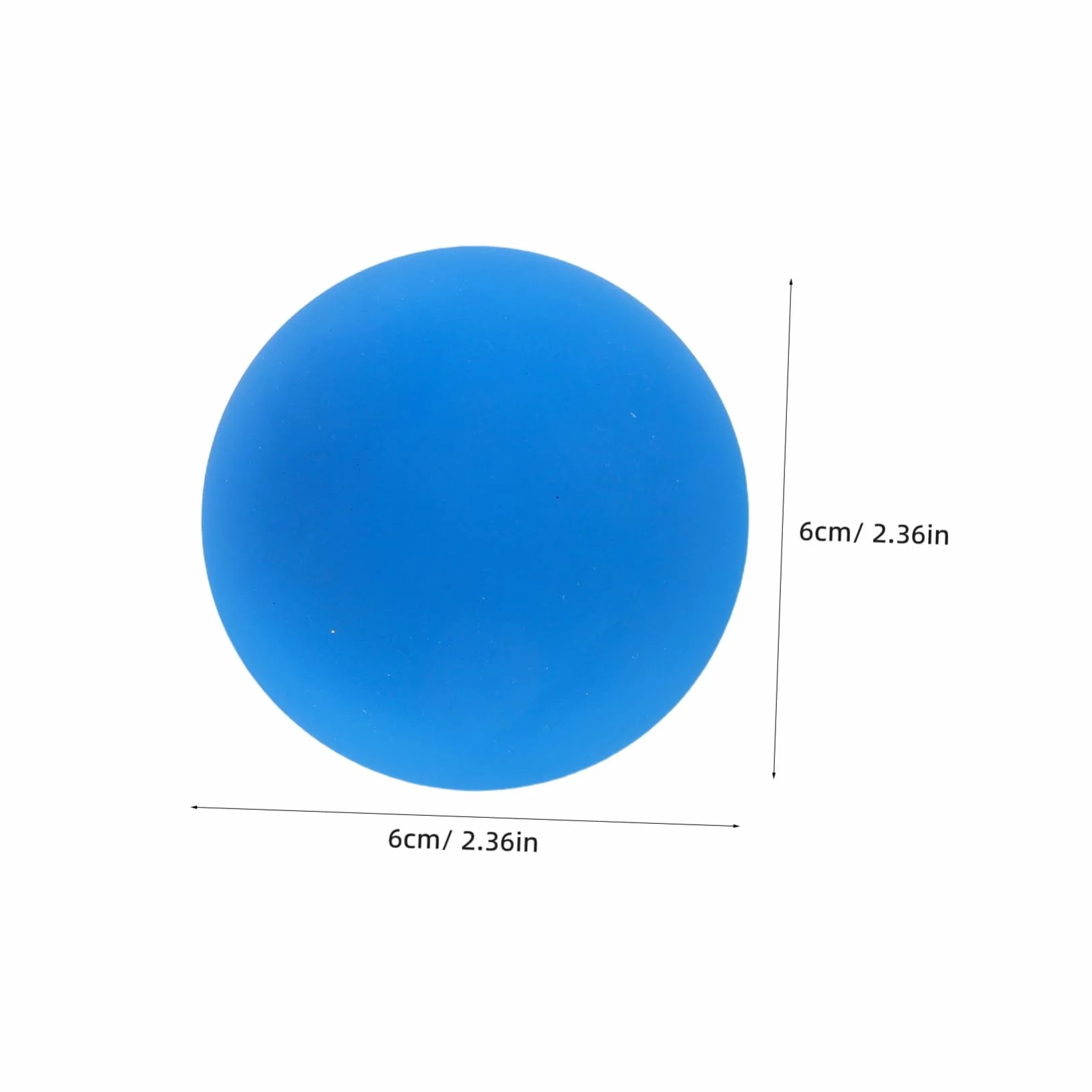 Ballons d'Entraînement Racquetball en Caoutchouc Creux Bleu - Lot de 4 pour Squash Rebond Élevé