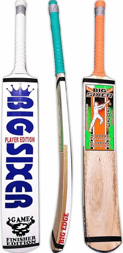 Sirilankan Coconut Wood Tape Ball Cricket Bat Big Sixer