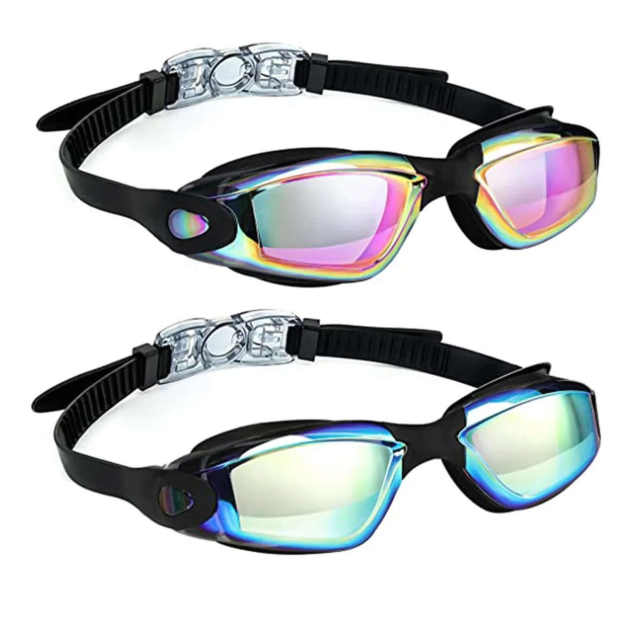 Lunettes de natation pour enfants 3-15 ans, verres pour sports nautiques