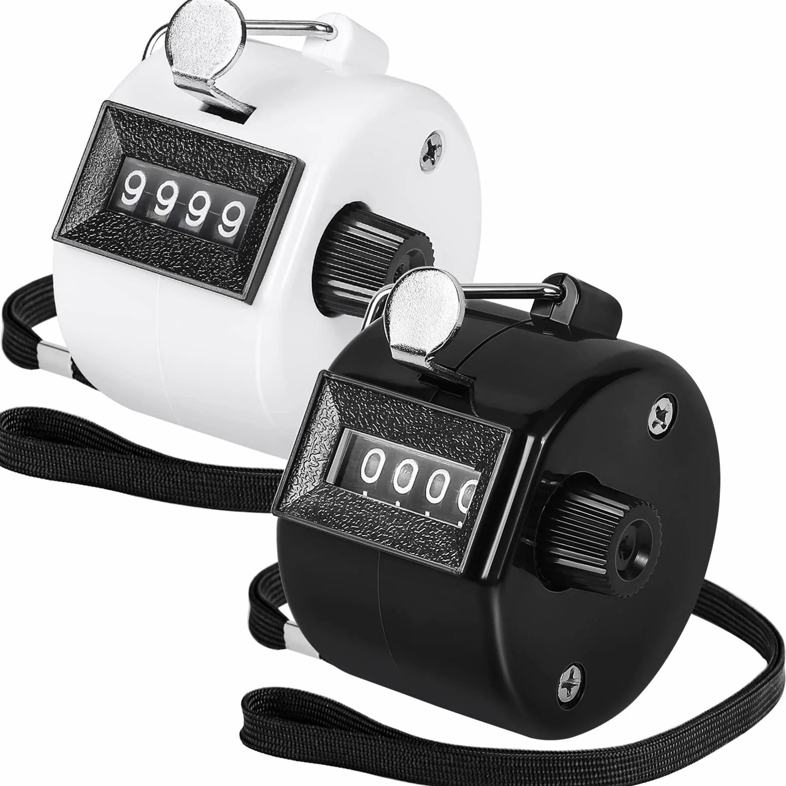 KTRIO Handheld Tally Counter 4-Digit Number Clicker for Coaching Knitting Golf