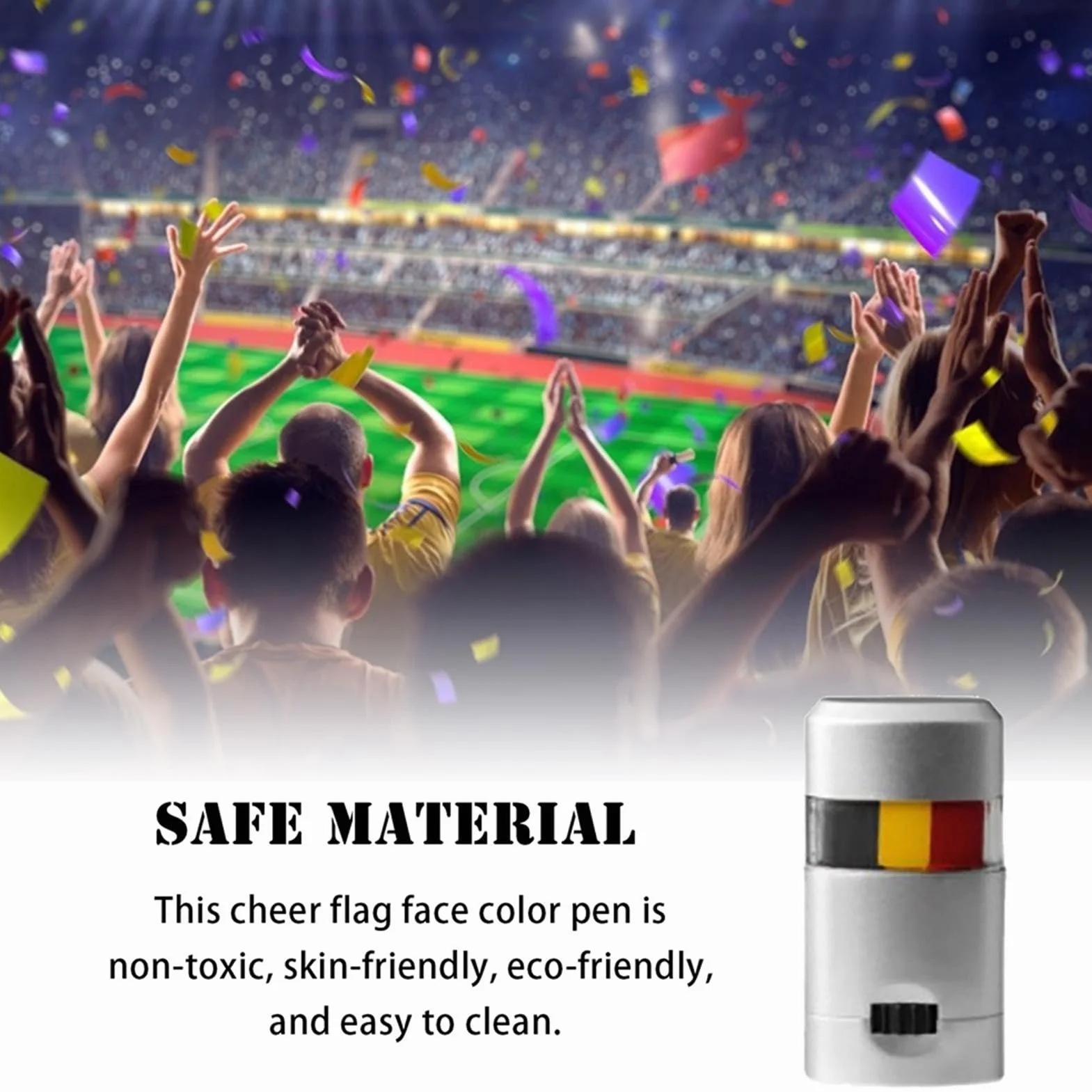 Face Paint Stick Sports Games Cheer Flags Crayon Peinture Visage Corps Stylo Maquillage Eau événements Football Kit Tatouage Temporaire Belgique