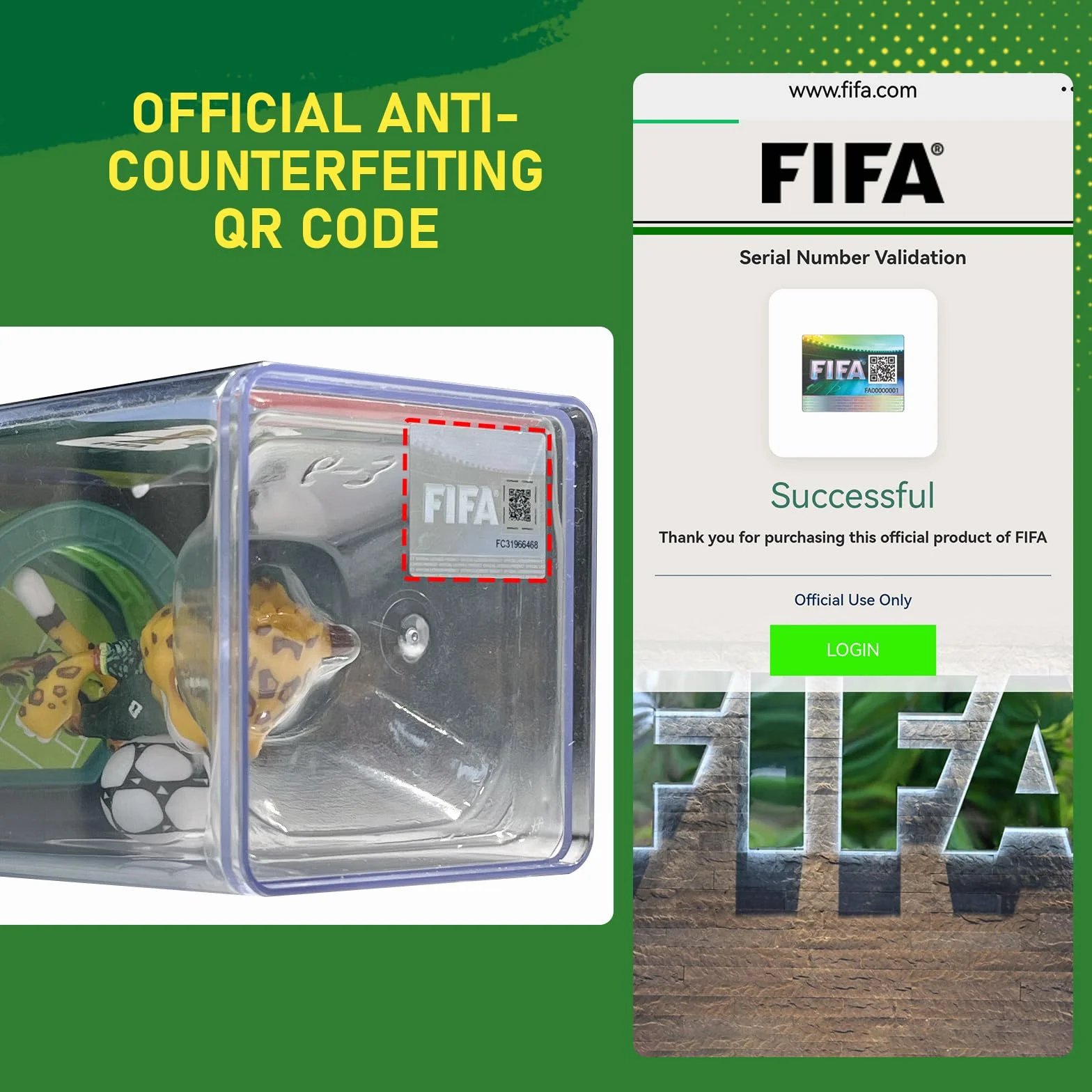 DICEKOO FIFA 2026 Coupe du monde mascotte figurine 7,6 cm érable Zayu collection sous licence officielle