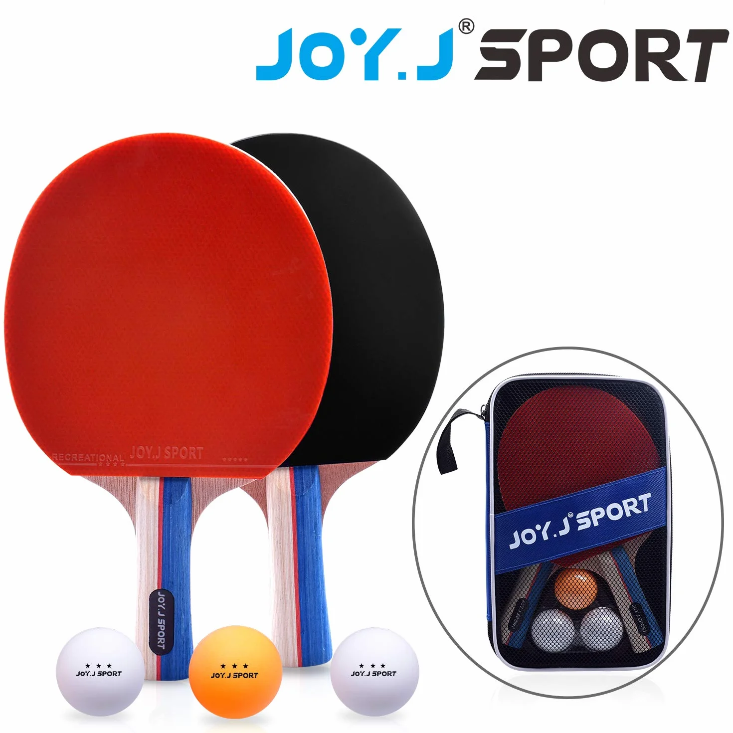 Raquette de Tennis de Table, Set de Ping Pong pour Famille, École et Club