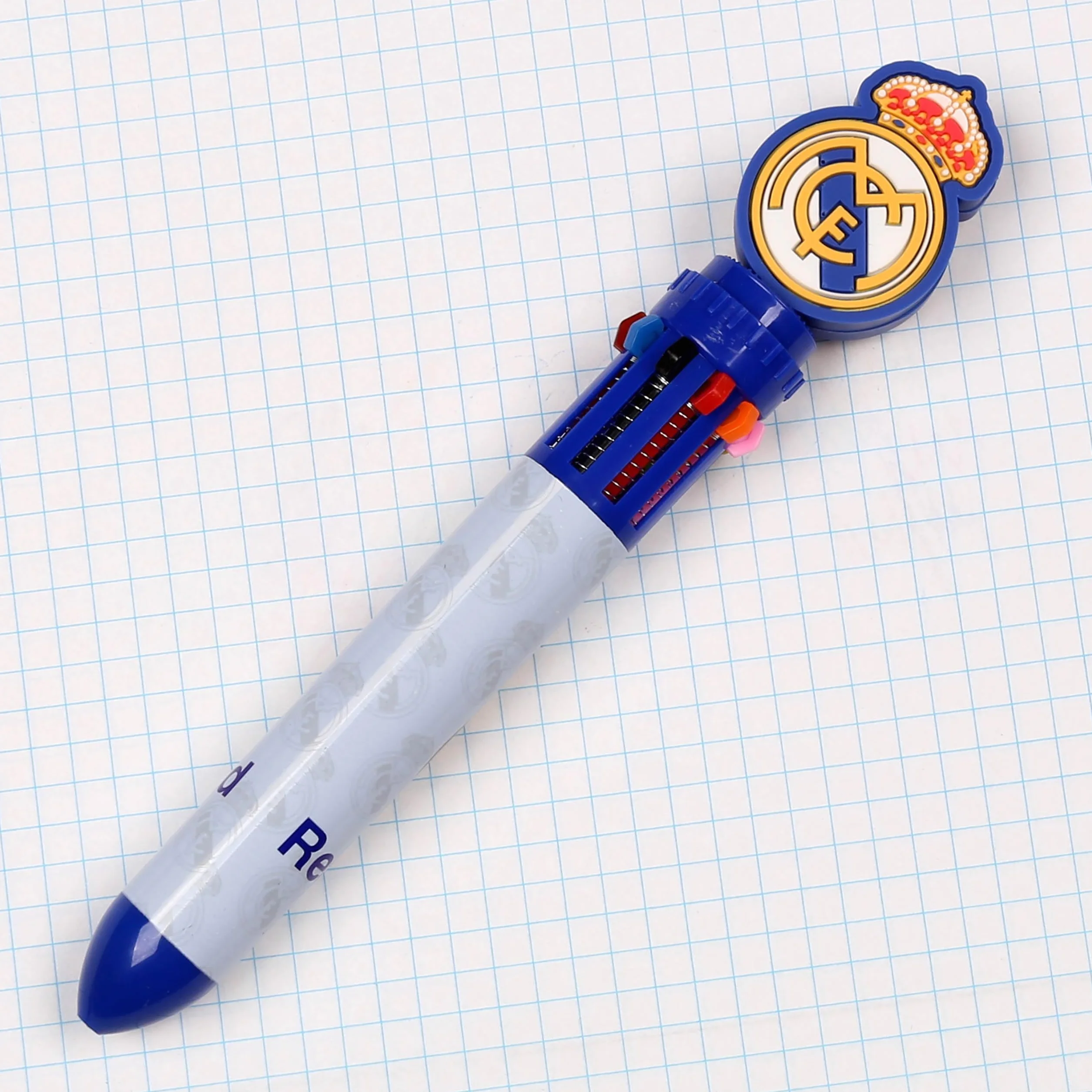 Stylo multicolore 10en1 automatique scolaire 0,5mm