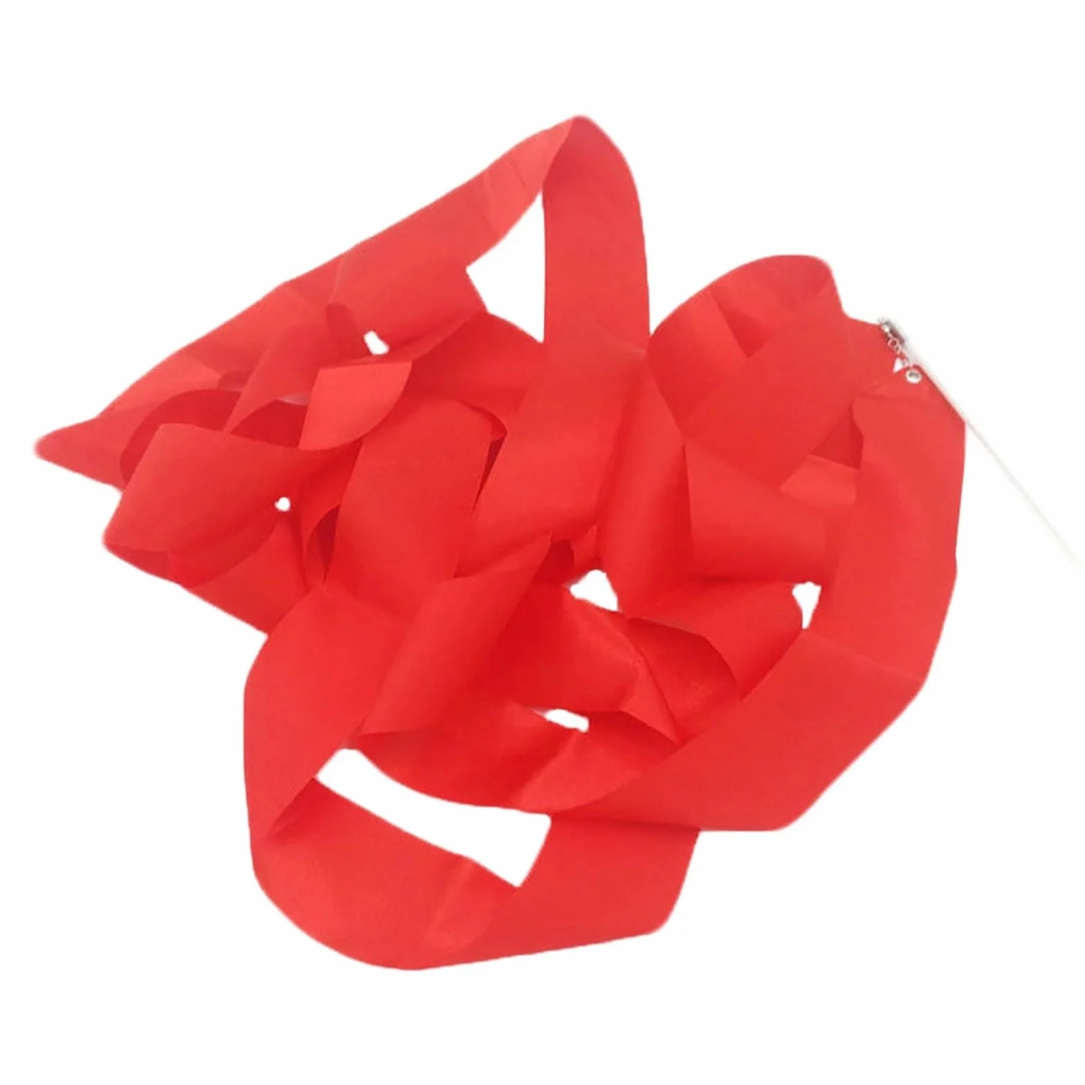 Ruban de danse 4 m pour gymnastique rythmique et ballet rouge taille unique