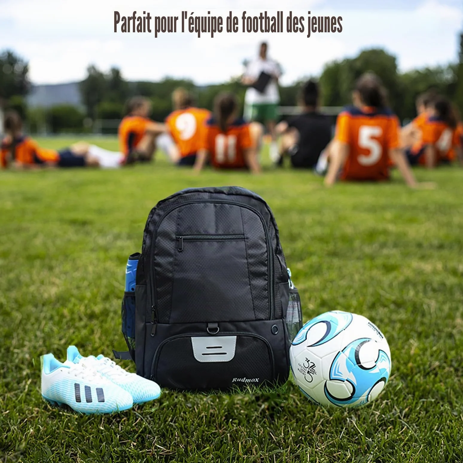 Sac à Dos de Sport Ballon Compartiment Crampons Ordinateur