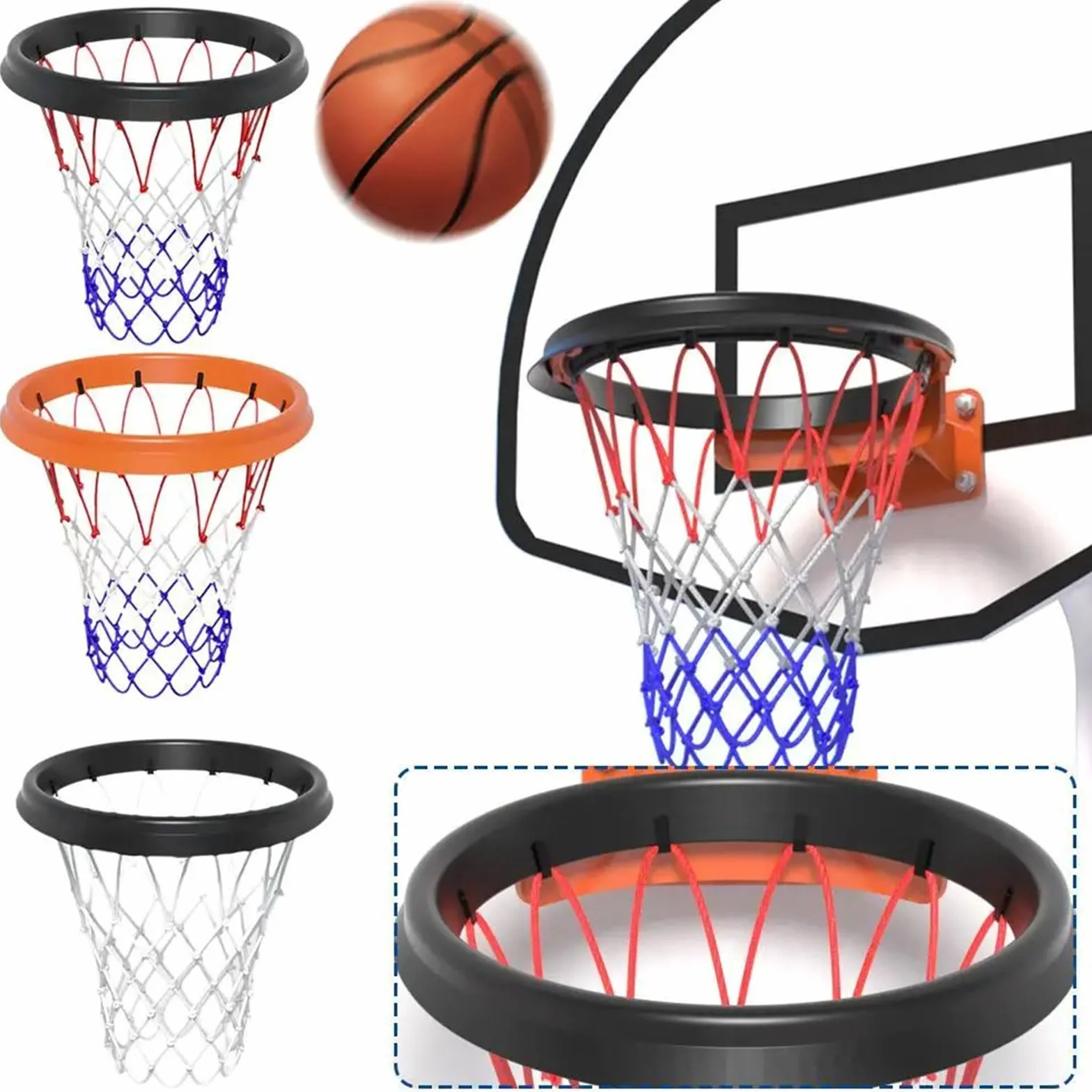 Galvanized Basketball Hoop Outdoor Portable Frame