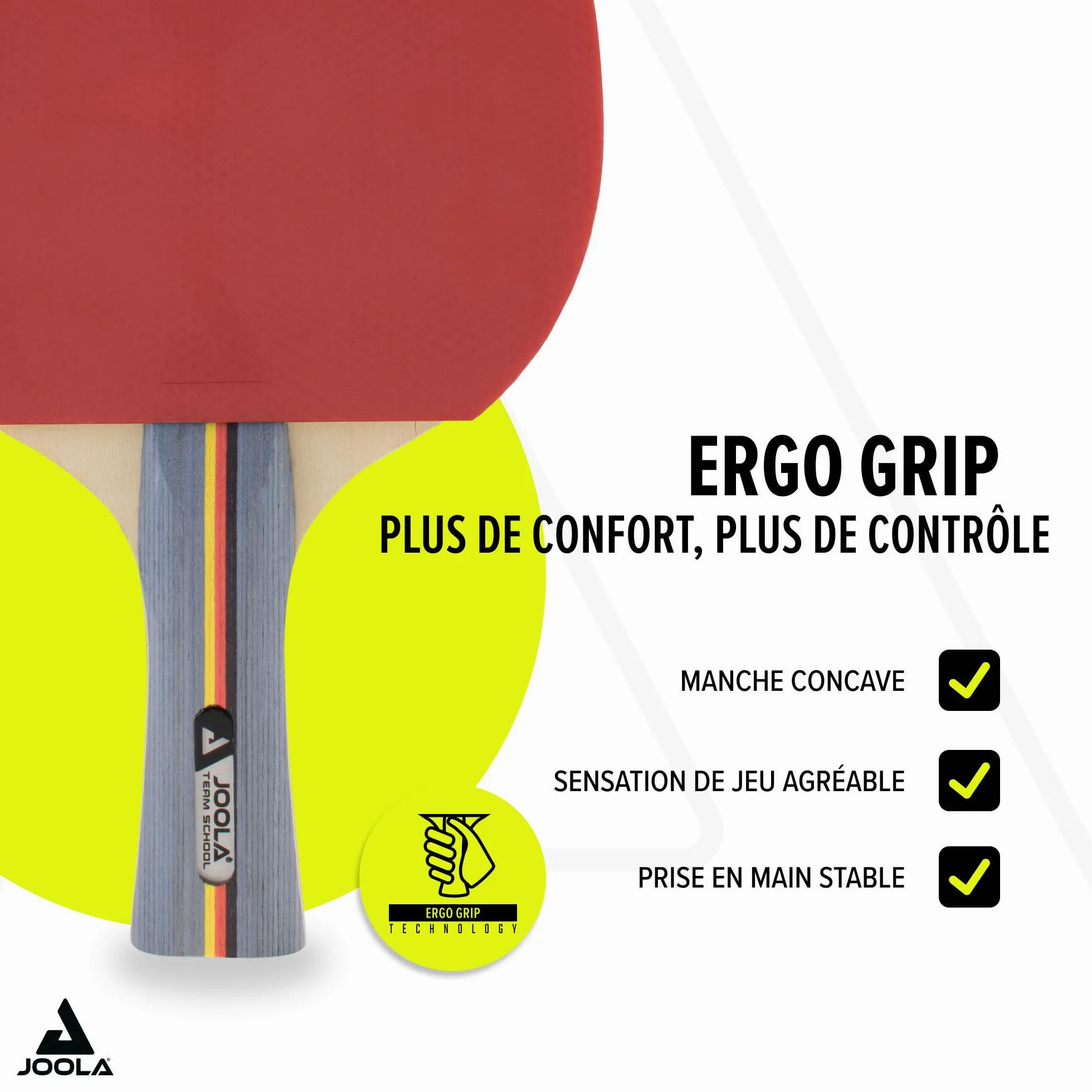 JOOLA Set de Raquettes de Ping Pong TEAM SCHOOL
