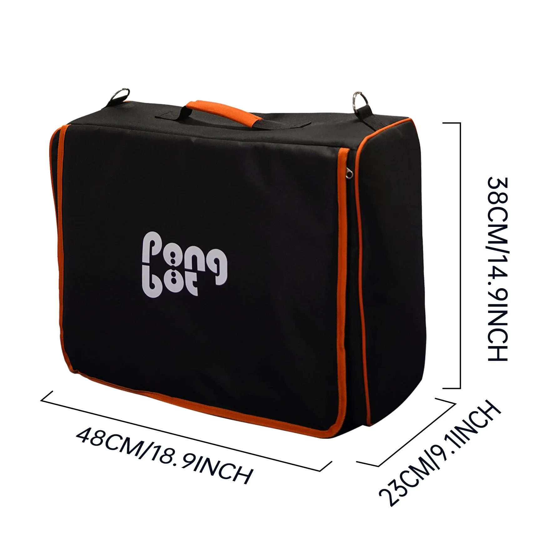 PONGBOT Sac de transport portable pour robot de tennis de table Nova S Pro avec compartiments multifonctionnels, rembourré