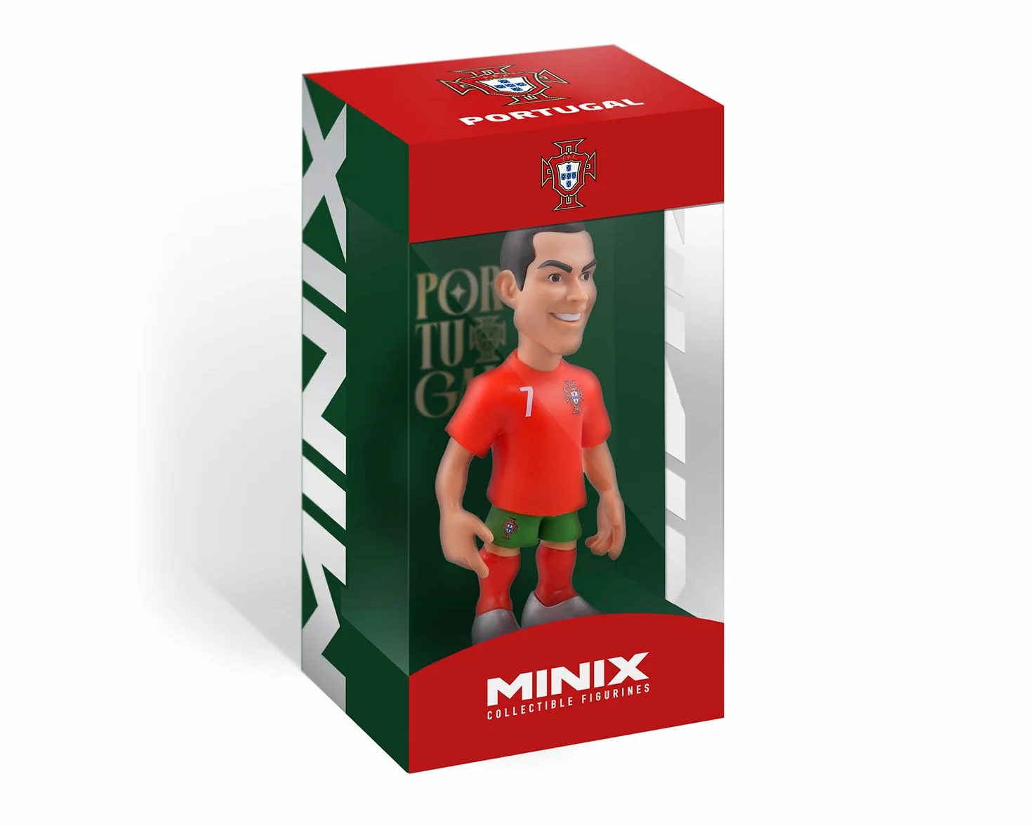 MINIX Football Stars #7 Portugal Cristiano Ronaldo CR7 Figurine à Collectionner 12 cm