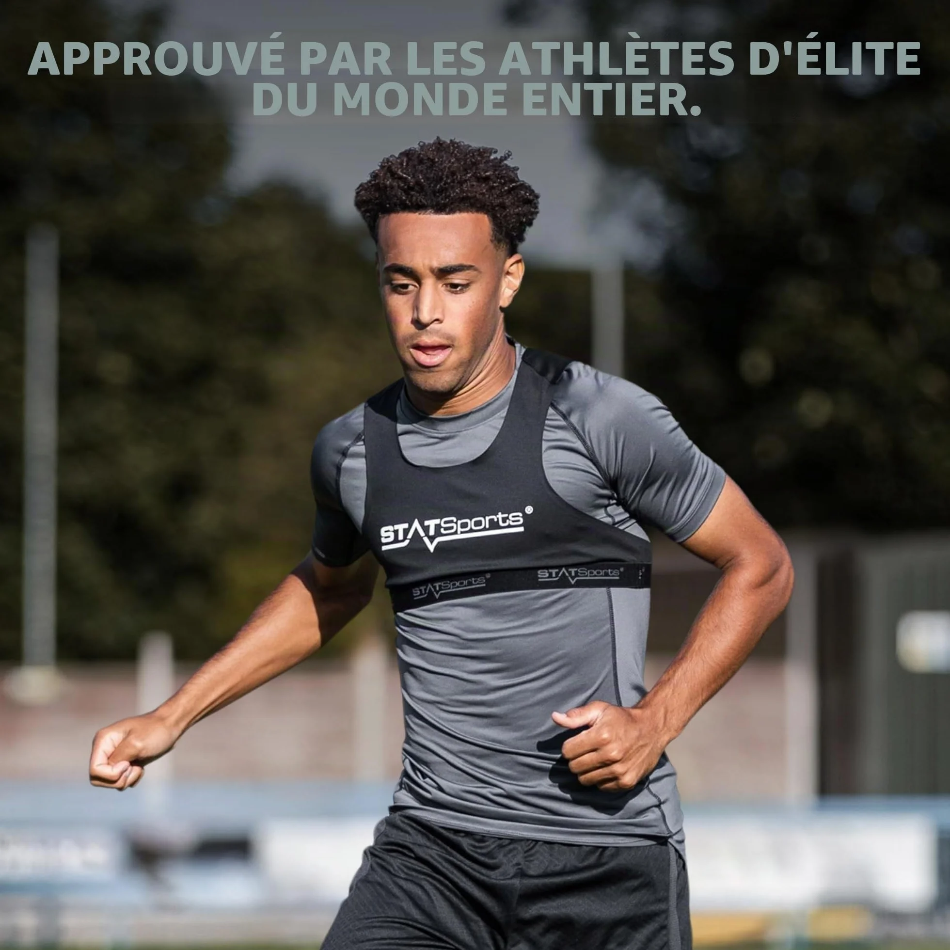 STATSports Gilet GPS Football Academy - Brassière GPS avec Poche Sécurisée pour APEX Tracker