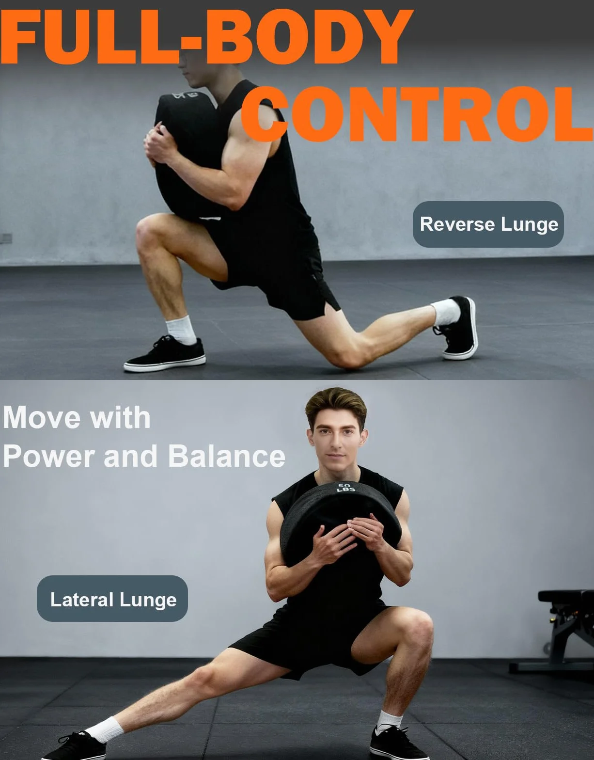 Fitarc Sac de Sable d'entraînement pour Musculation Rond Cross-Training, Sable Non Inclus