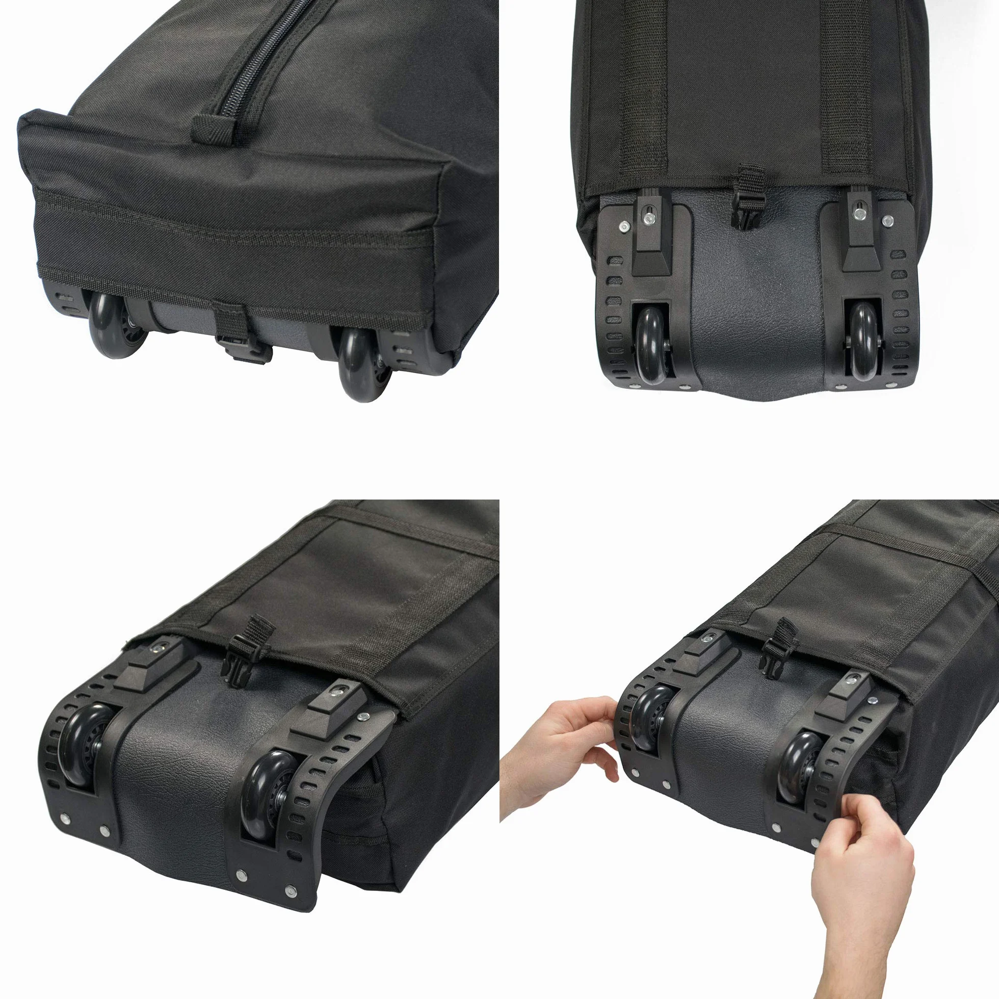 Snowsport Double sac de ski avec roulettes pour 2 paires de skis voyage avion