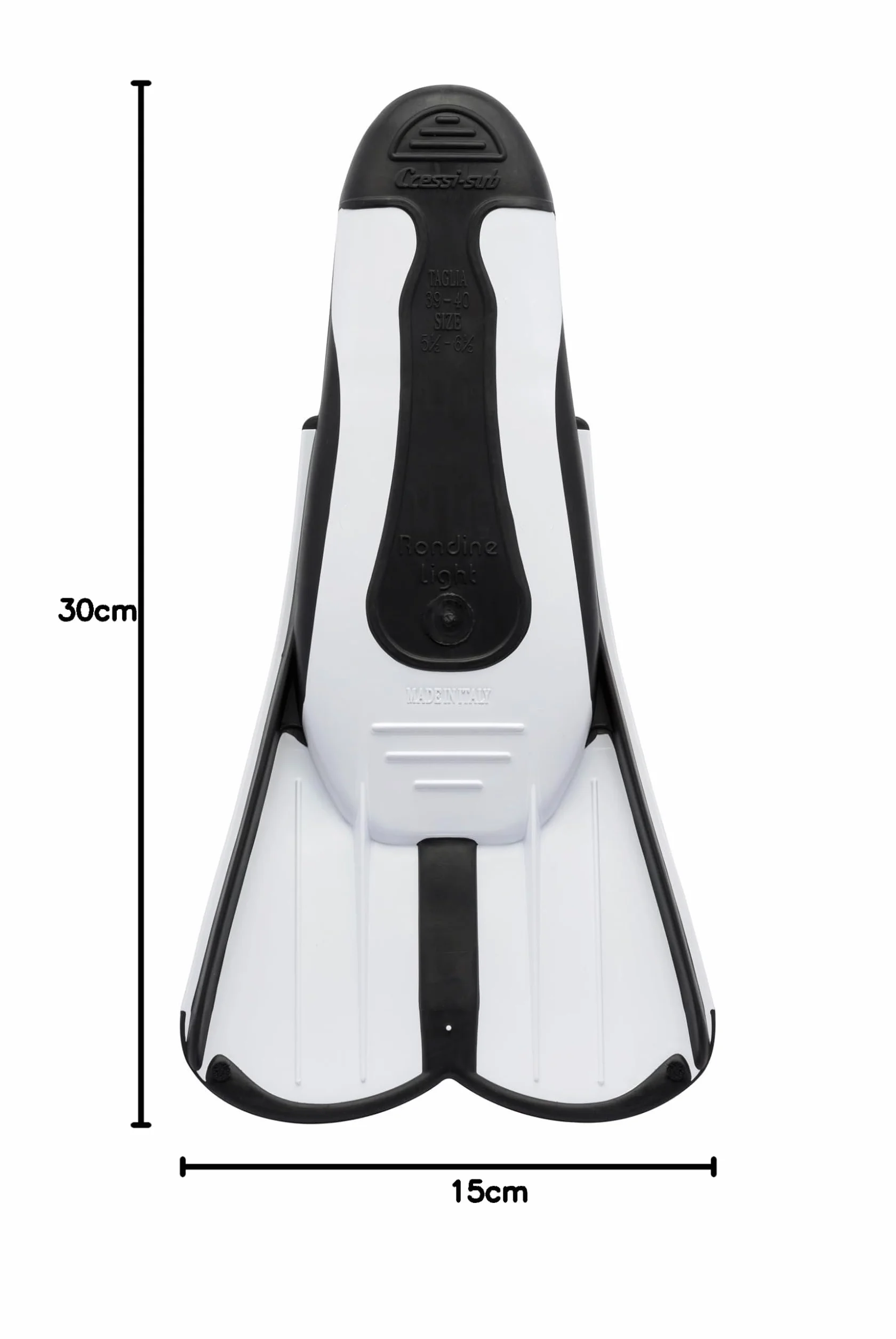 CRESSI Light Palmes Courtes Piscine Entraînement Musculaire avec Chausson Souple pour Natation, Snorkeling, Apnée