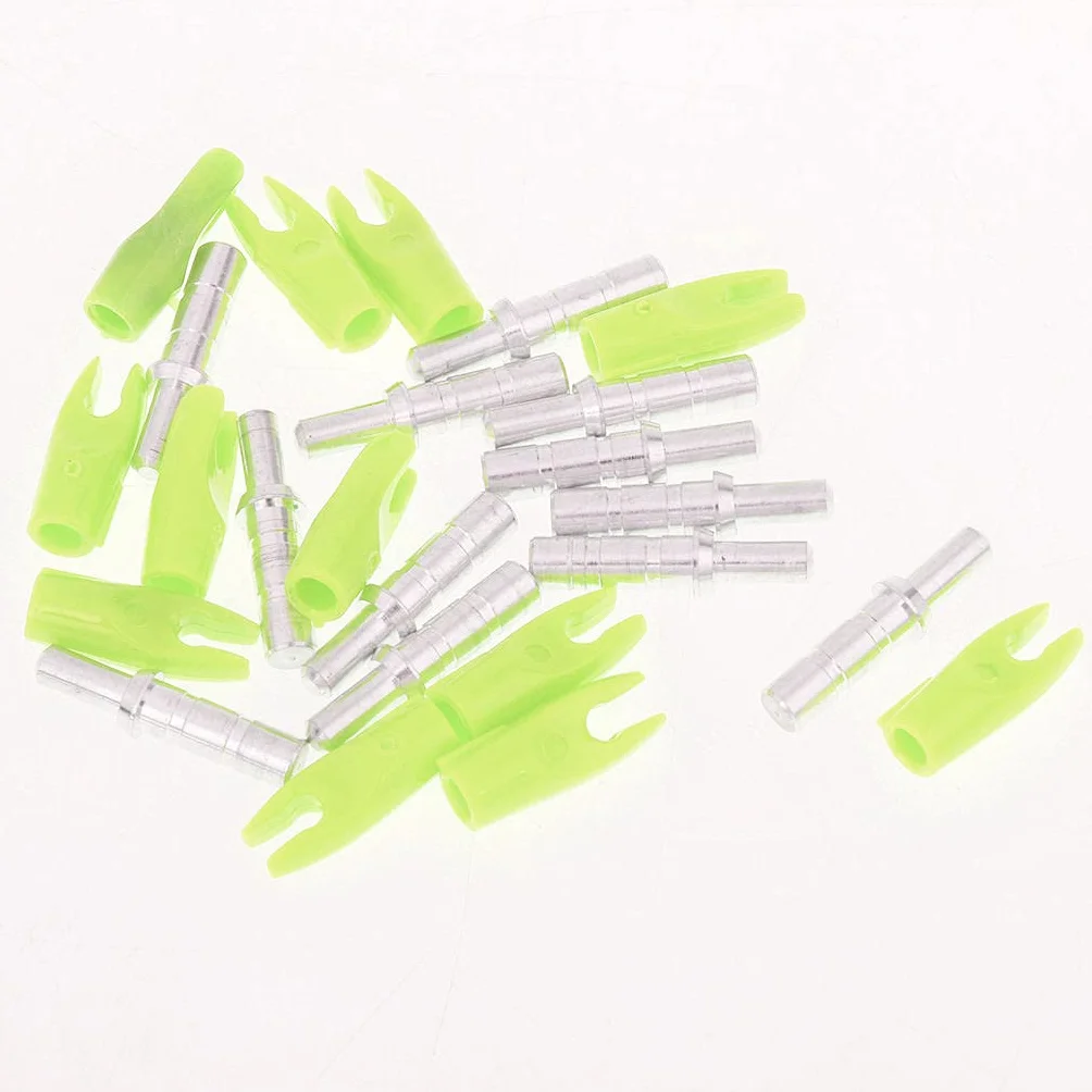 Sharplace 12 Encoches en Plastique pour Arbre de Flèche ID 4.2mm