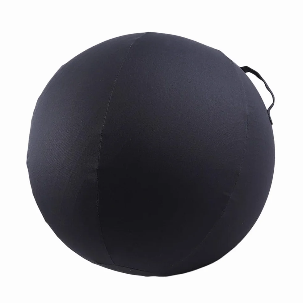 Housse de protection pour ballon de yoga 65 cm avec poignée de transport pliable en coton respirant