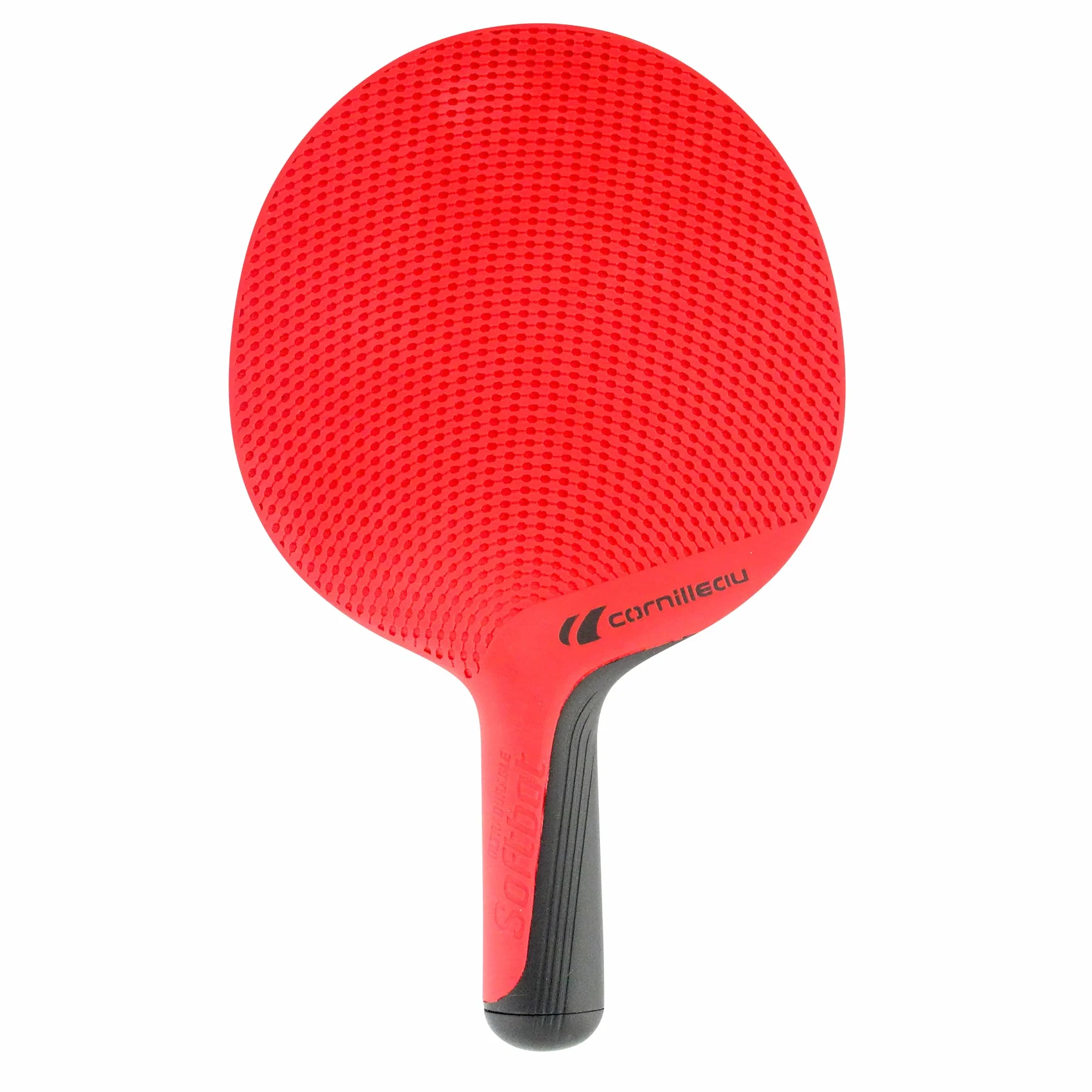 CORNILLEAU SOFTBAT Pack Duo 2 Raquettes de Ping Pong d'Extérieur Éco-conçues Bleu Rouge