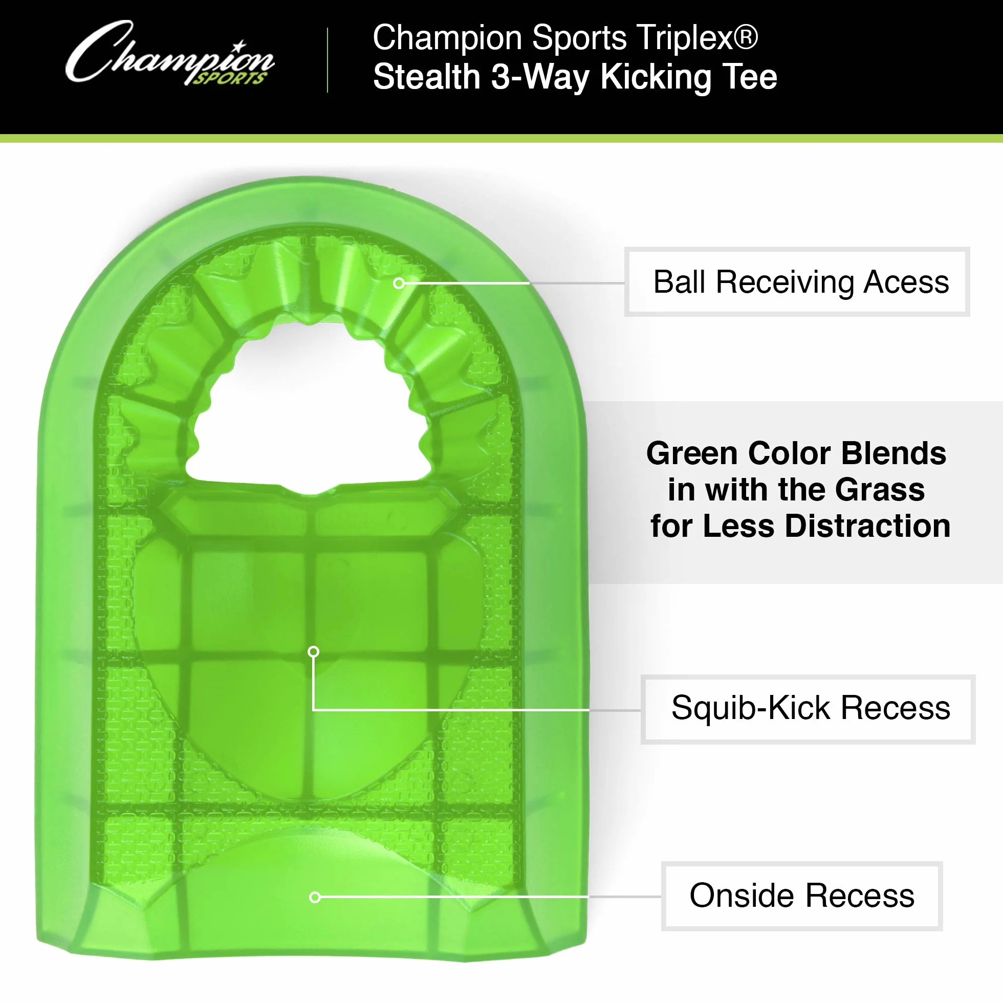 Champion Sports Triplex 3 en 1 Tee Vert