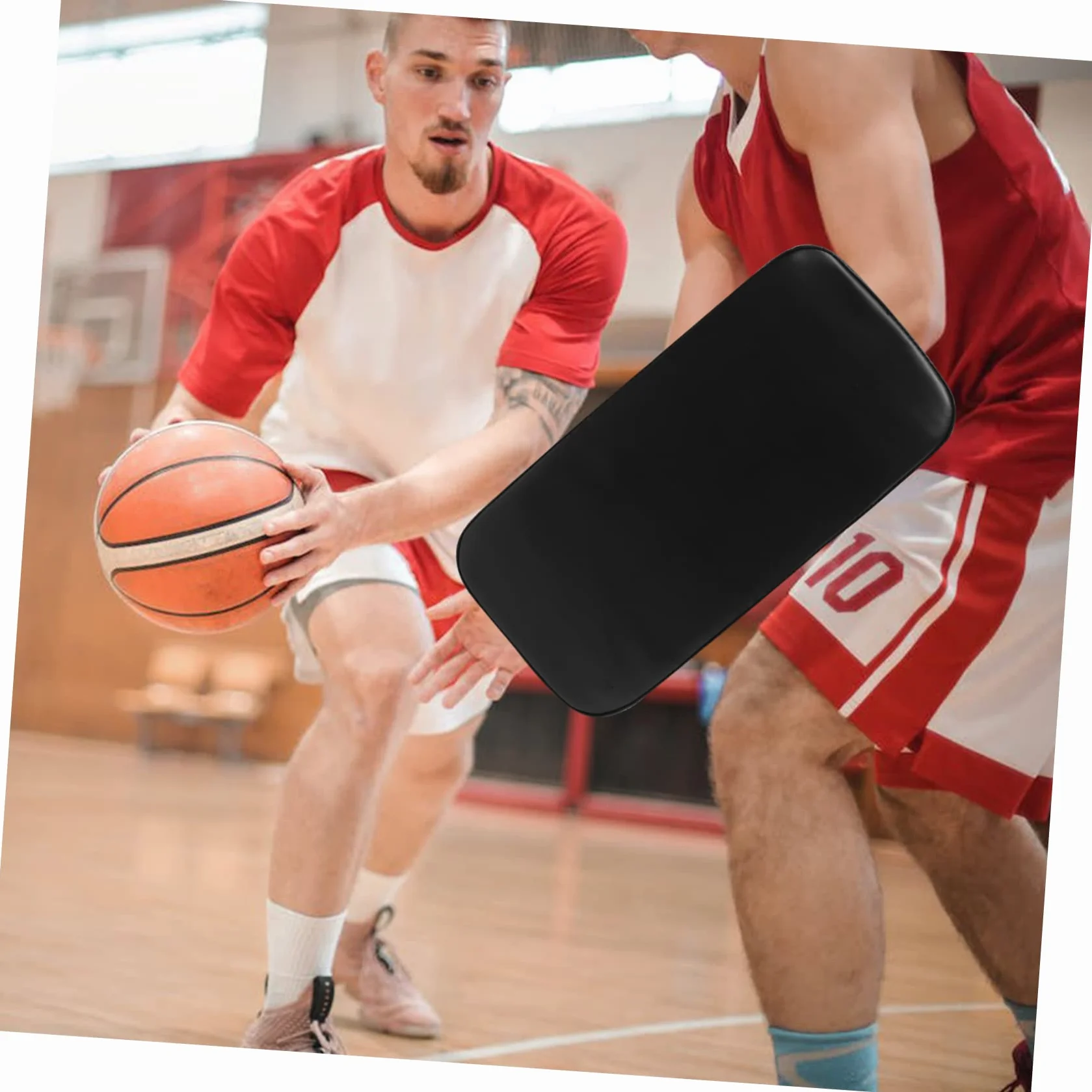 Coussin de Blocage Professionnel Basketball, Cuir PU et Mousse Perle, pour Entraînement