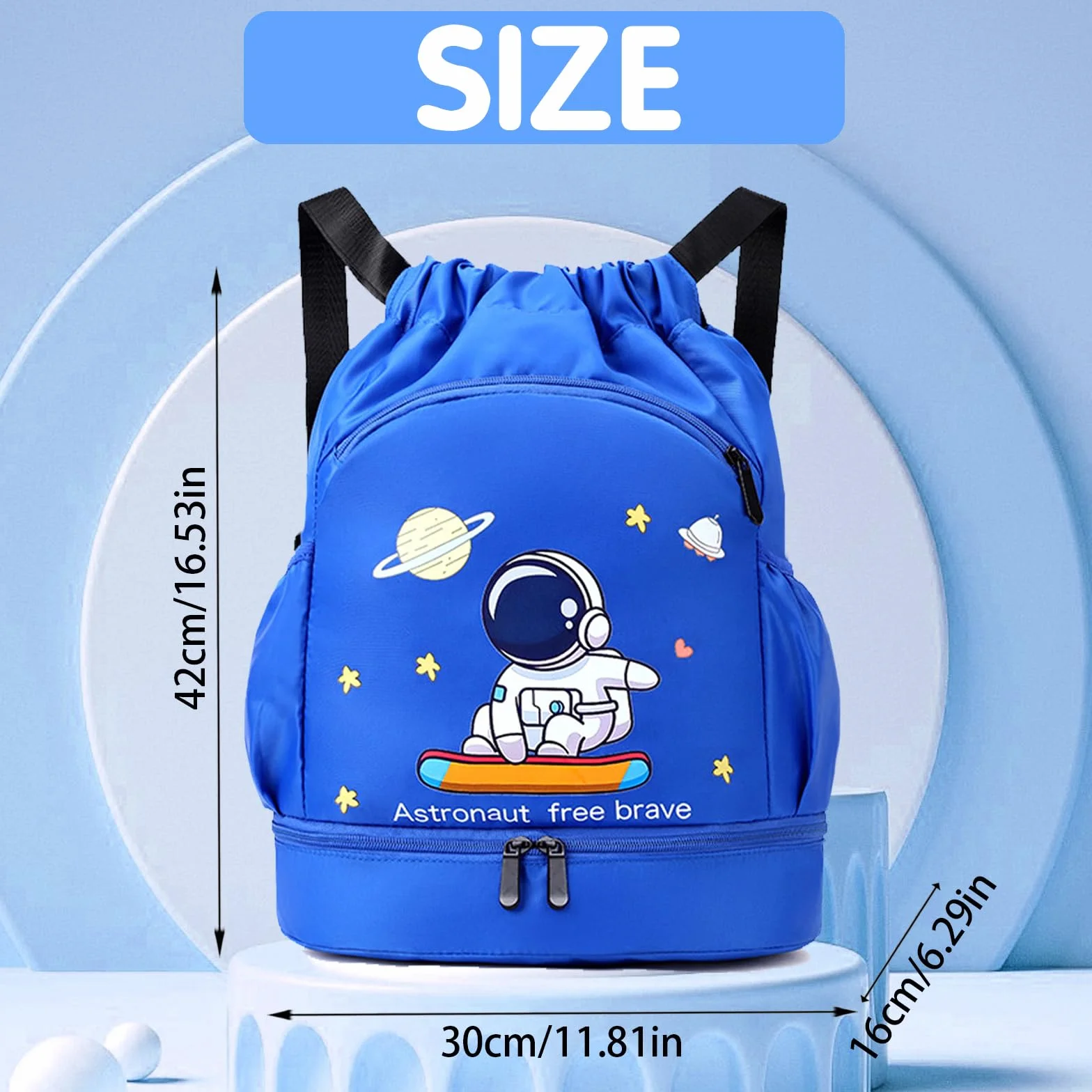 Sac Piscine Enfant Étanche Avec Compartiments Garçon Fille Plage Camping Vacances
