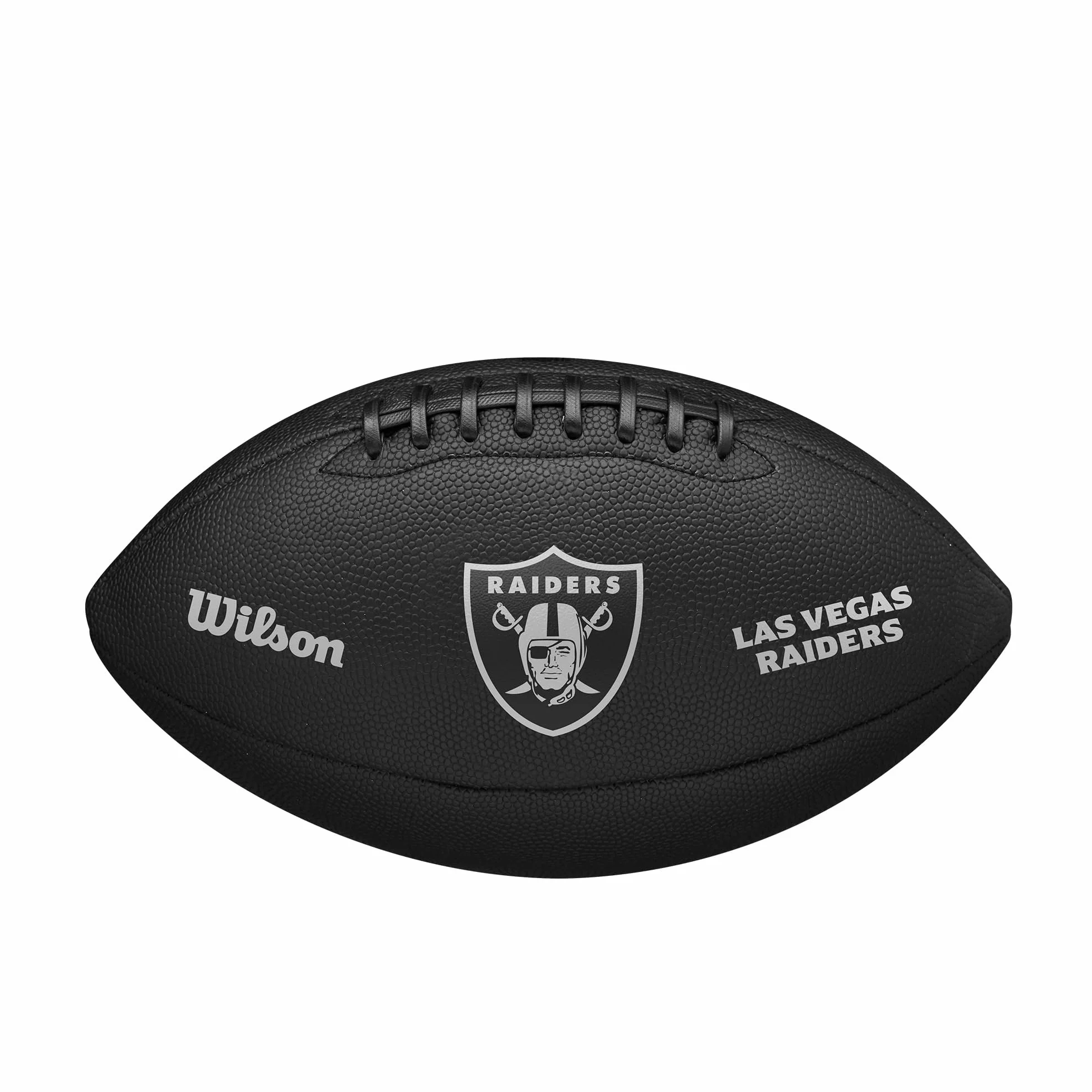 Wilson NFL Team Metallic Premiere Ballon de Football Taille Officielle Las Vegas Raiders