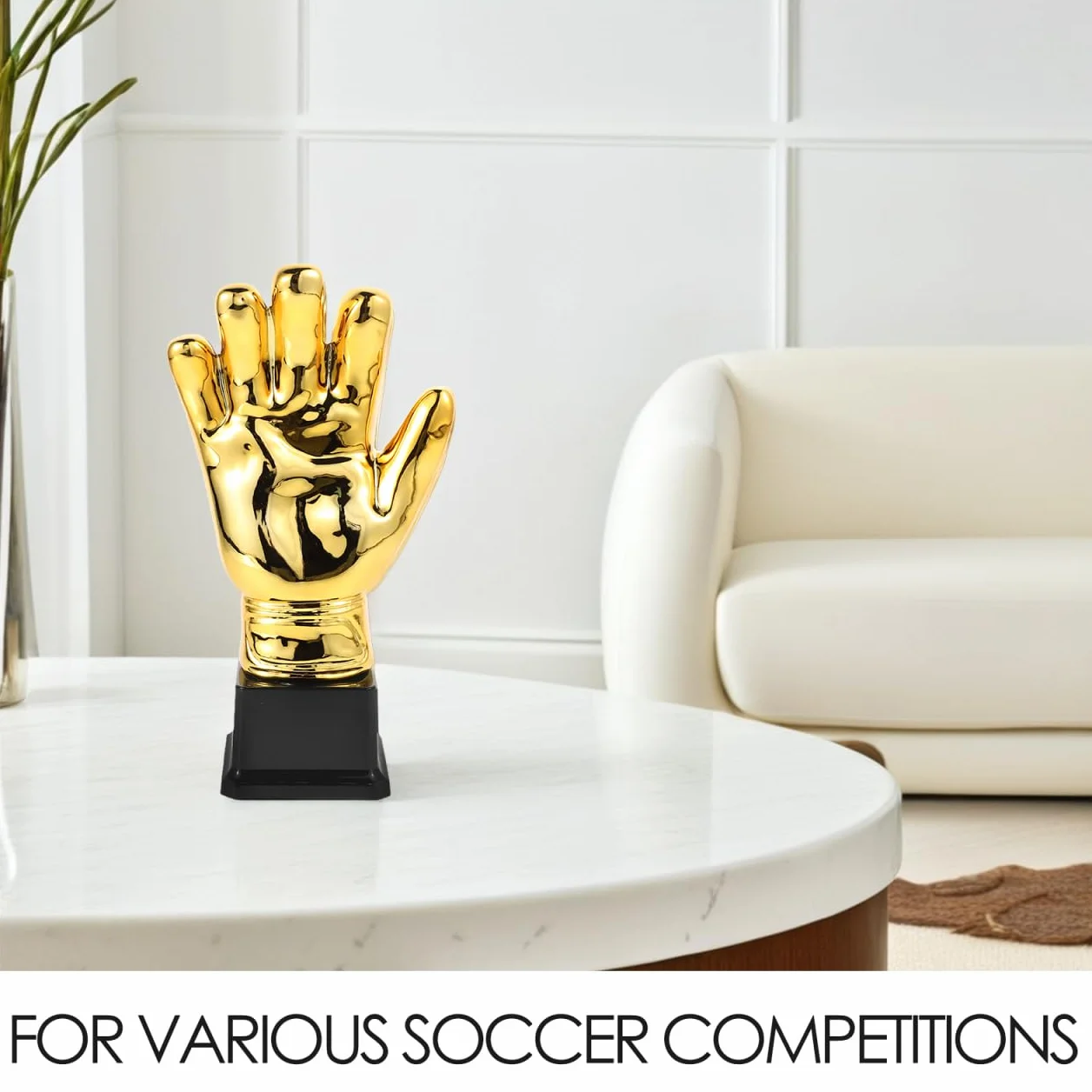 UPKOCH Trophée Gardien de But Or Unique Football Trophée Sportif Décoratif pour Compétitions Scolaires et Amateurs