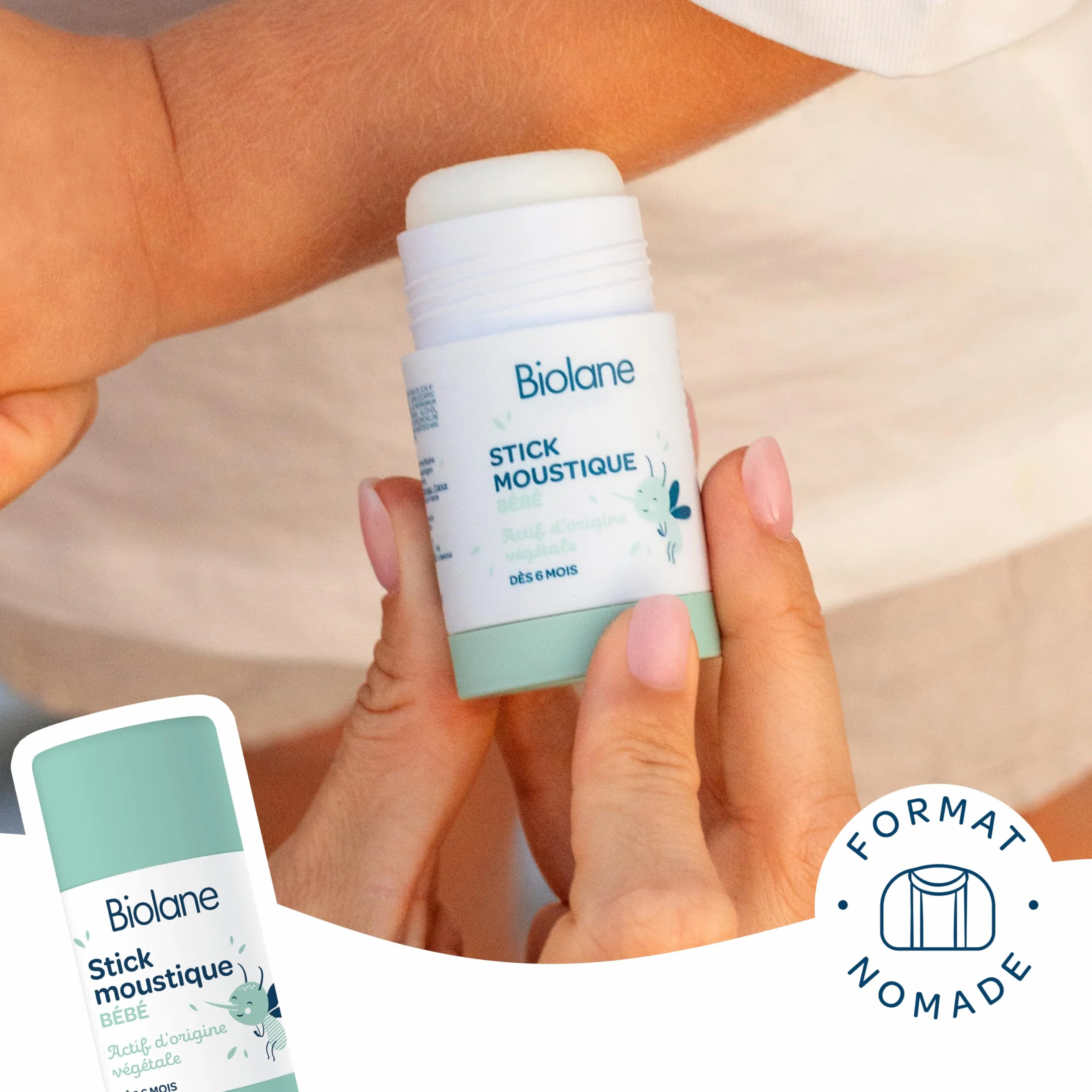 BIOLANE Stick moustique Bébé 20ml Dès 6 mois Fabriqué en France