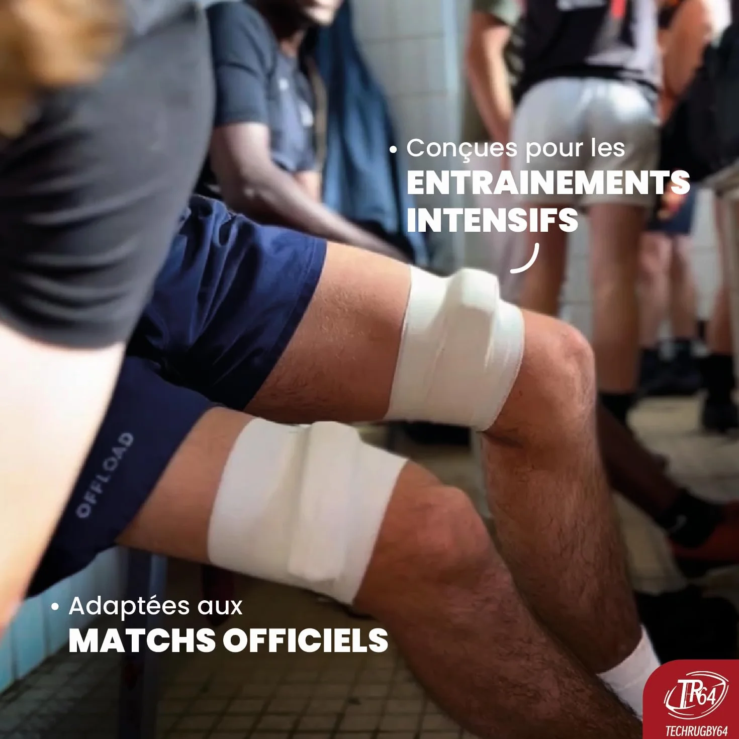Cales de Touche Rugby Banane M – Support de Lift pour Sauteur – Accessoire Rugby Fabriqué en France – Paire