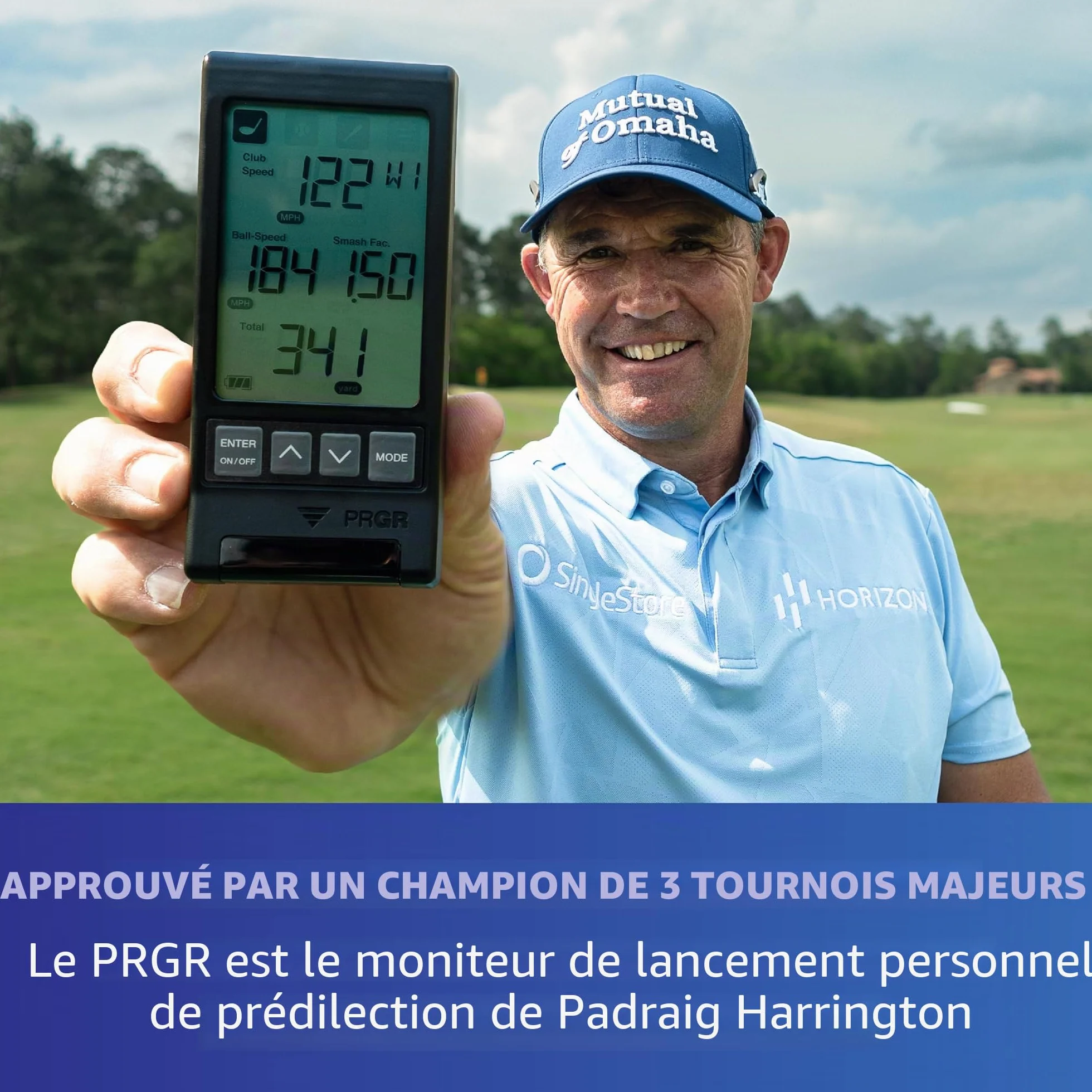 PRGR Moniteur de Lancement de Golf Portable