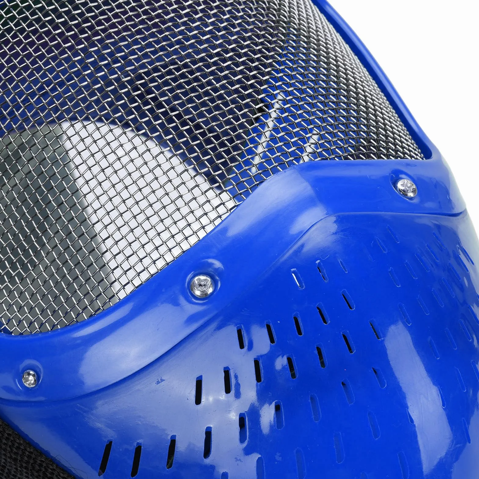 Casque D'escrime Respirant pour Enfants avec Protection Faciale en Maille Métallique