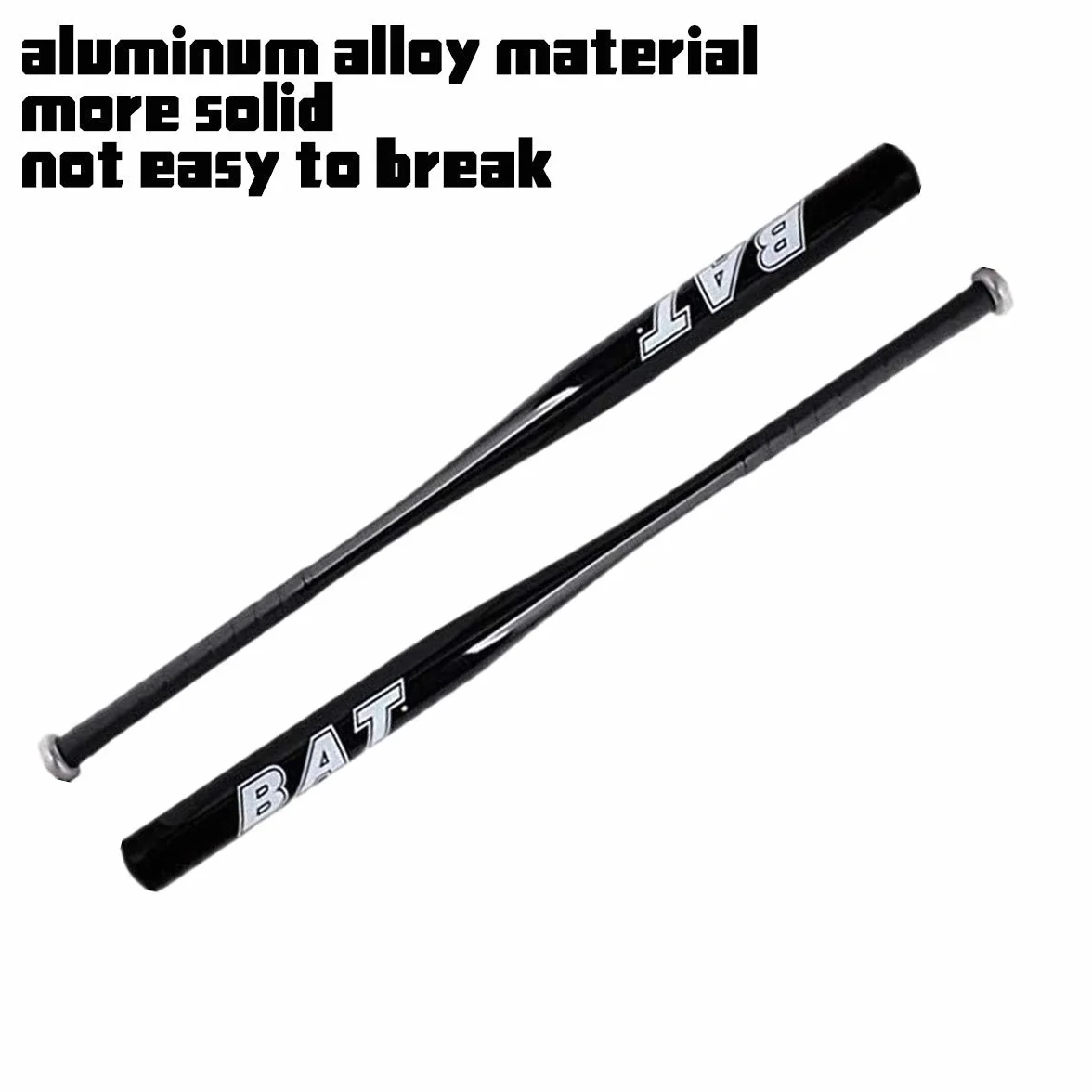 Batte de Baseball Aluminium 34 Pouces 86cm Adulte Pro Léger Noir Bleu Argent