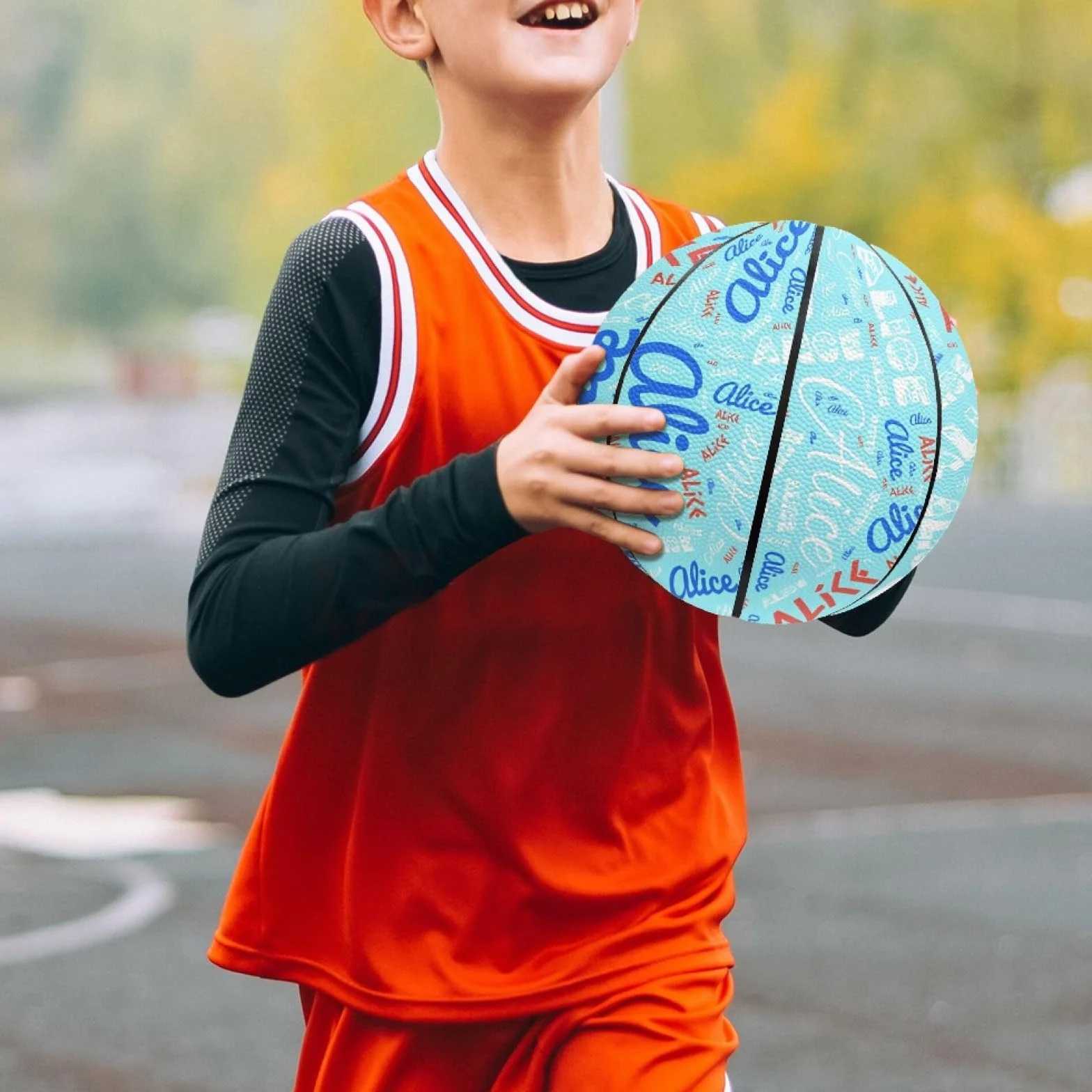 Ballons de Basket Personnalisés avec Noms, Taille 7/5, Cadeaux d'Anniversaire