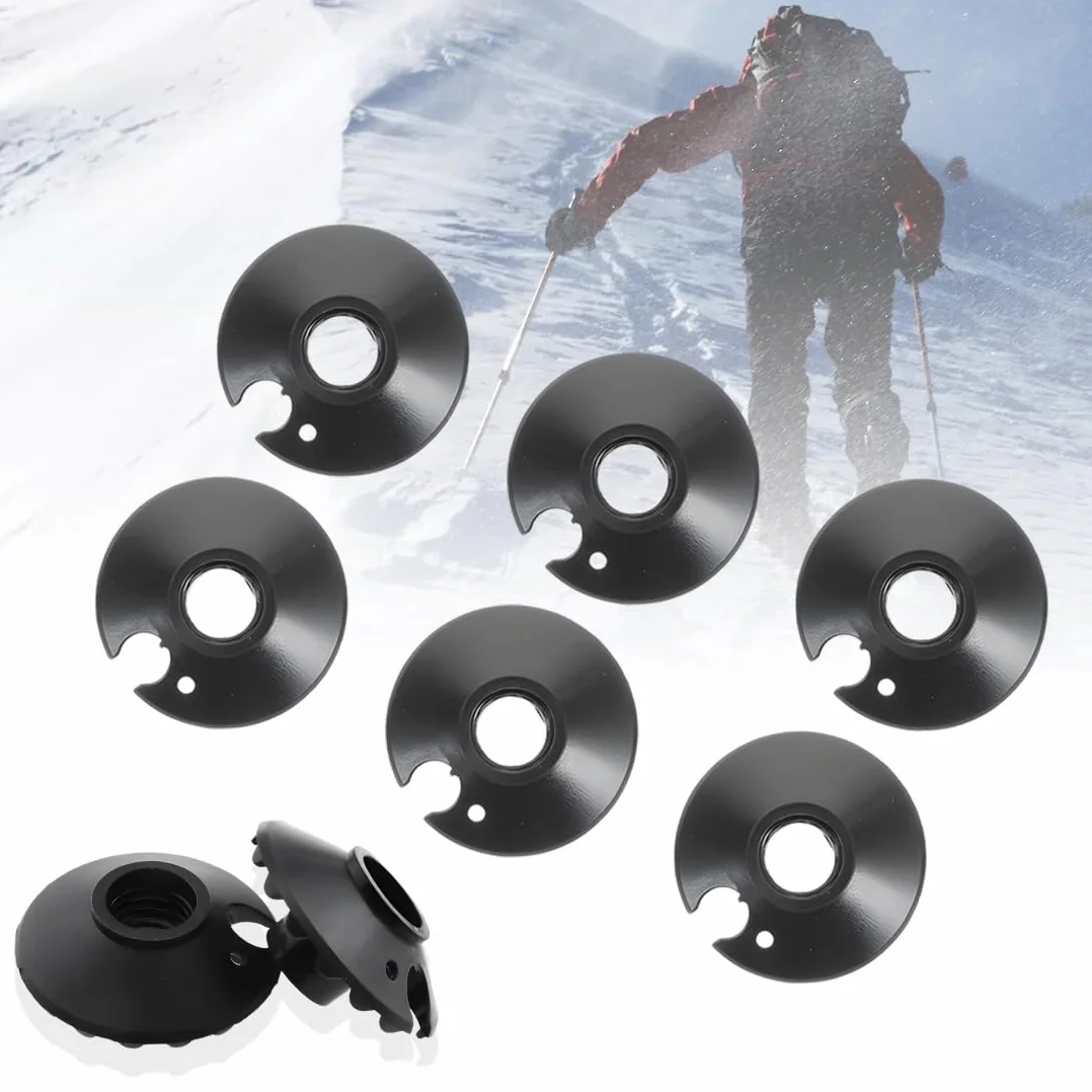 Protecteur de Pointe de bâton de Marche, Panier de Boue de Ski de Neige pour bâtons de randonnée, 8 pièces