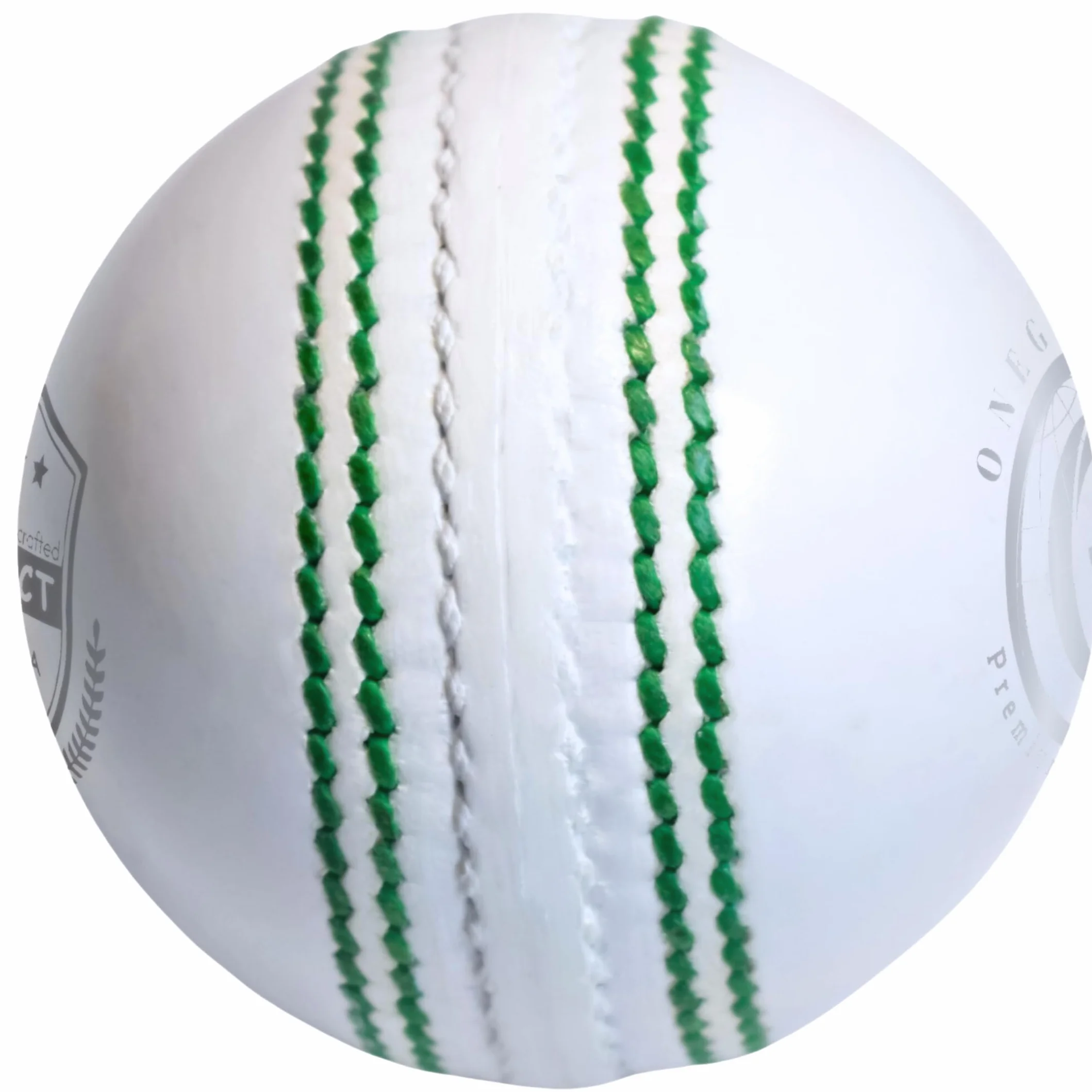 Balle de cricket en cuir 156 g 5,5 oz 4 pièces fabriquée à la main T20 entraînement